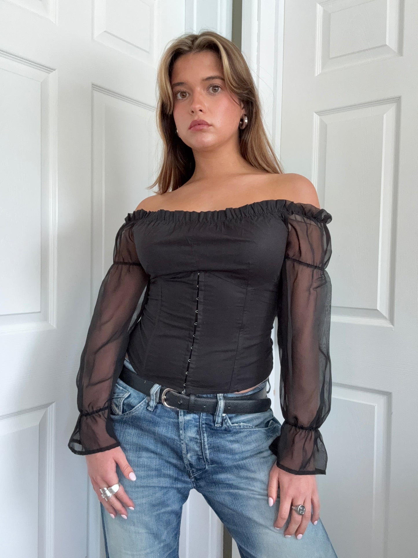 Jane Norman Milk Maid Top (UK8)