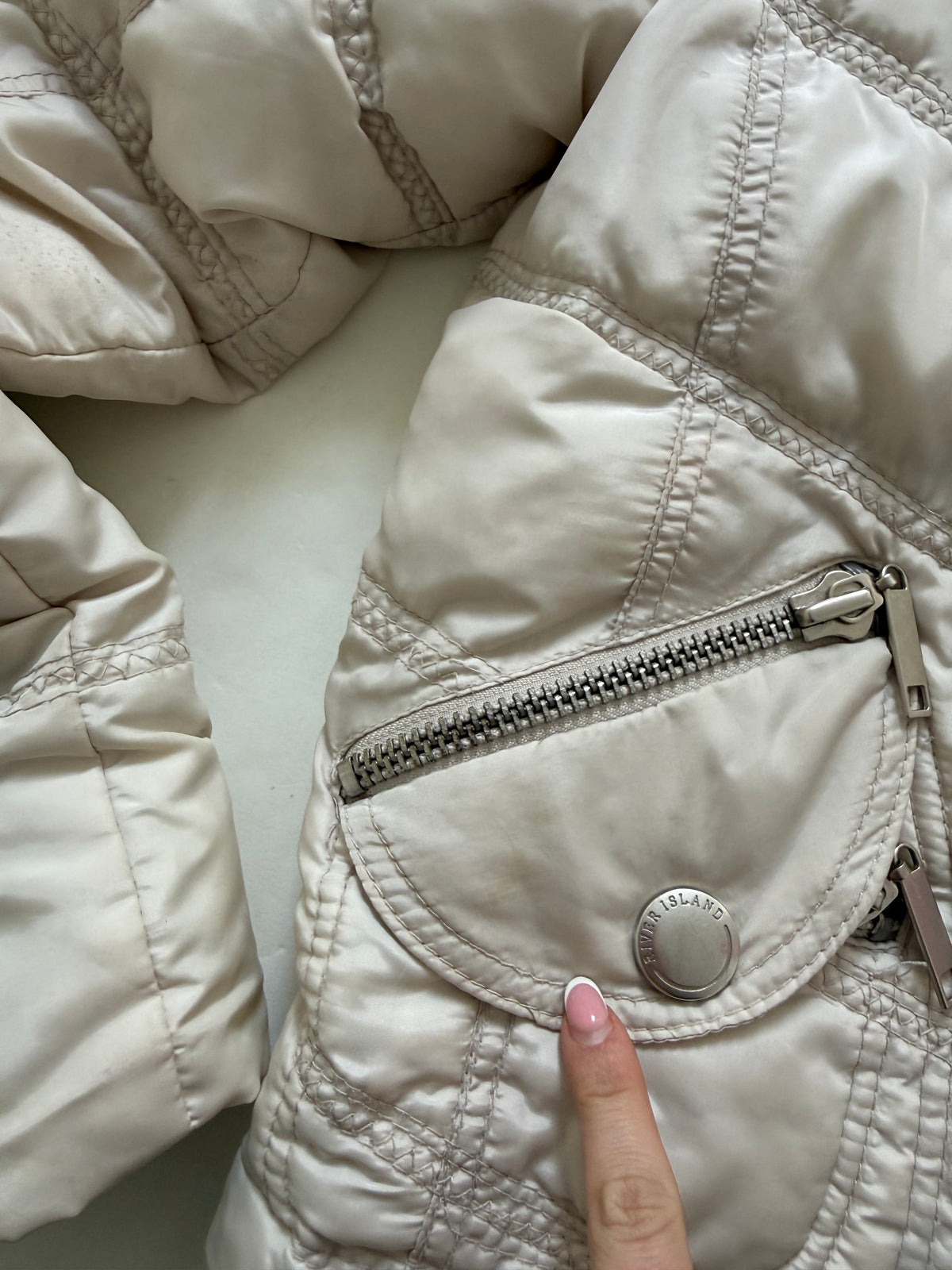 Y2K Puffer Jacket (UK12)