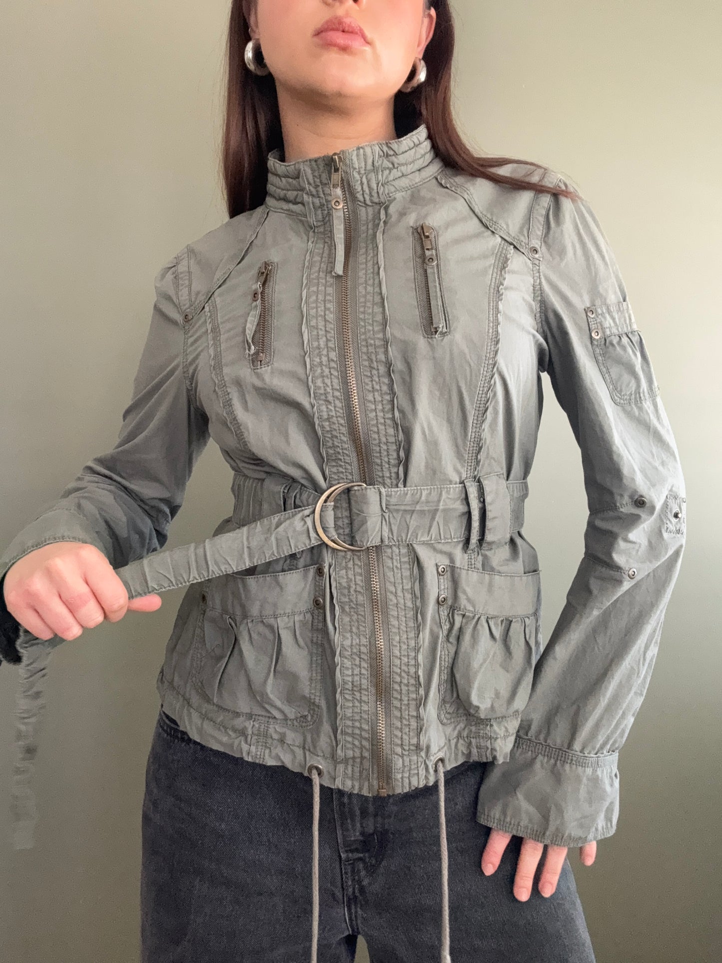 Y2K Utility Coat (UK12)