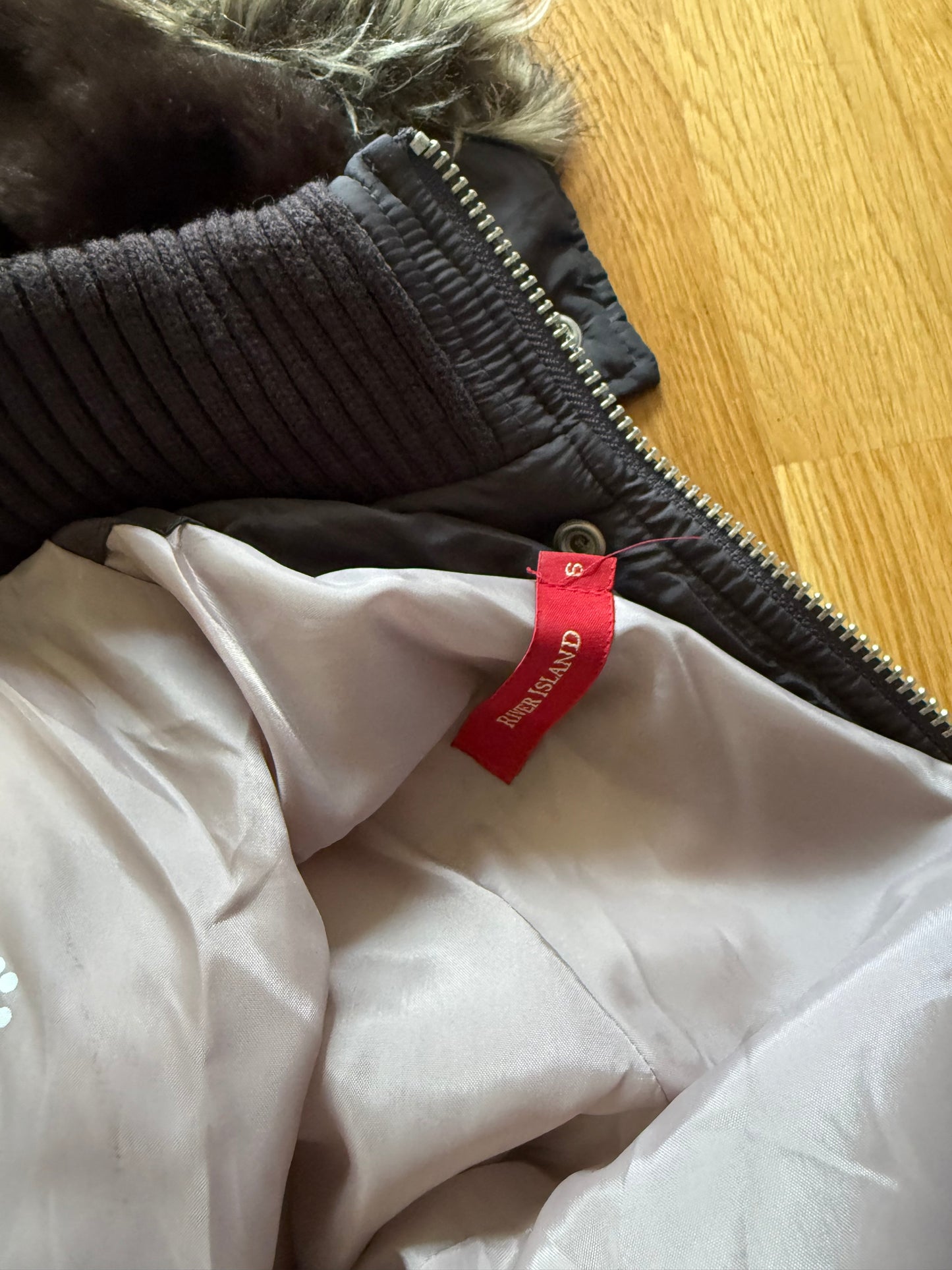 Brown Puffer Jacket (UK6)