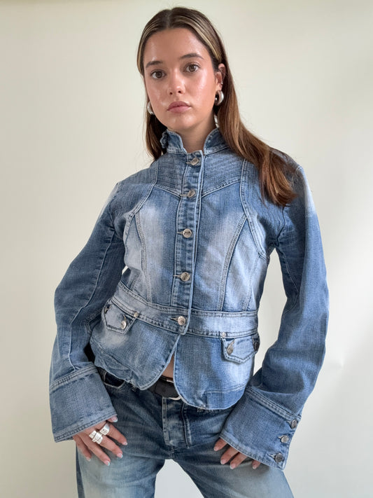 Denim Corset Jacket (L)