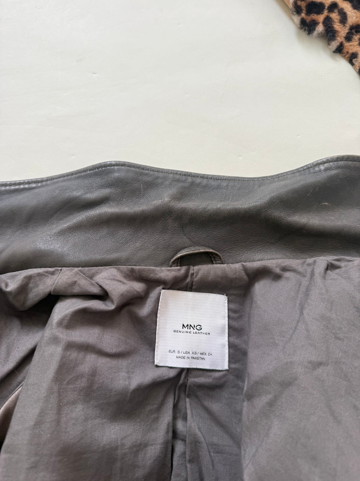 Leather Buckle Jacket (S)