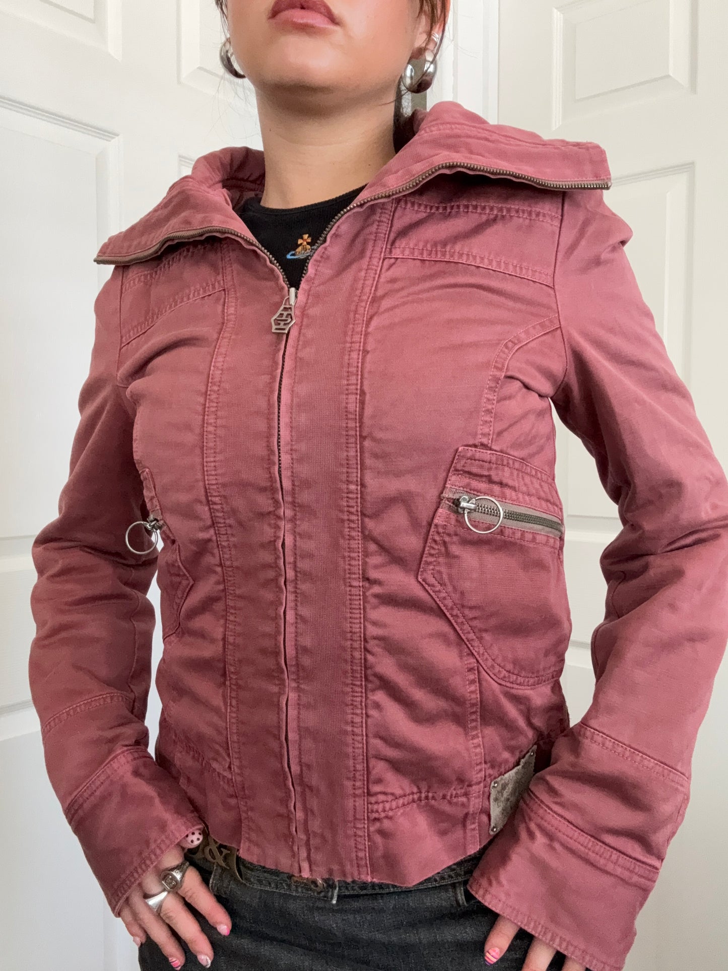 Vintage Diesel Funnel Neck Jacket (M)