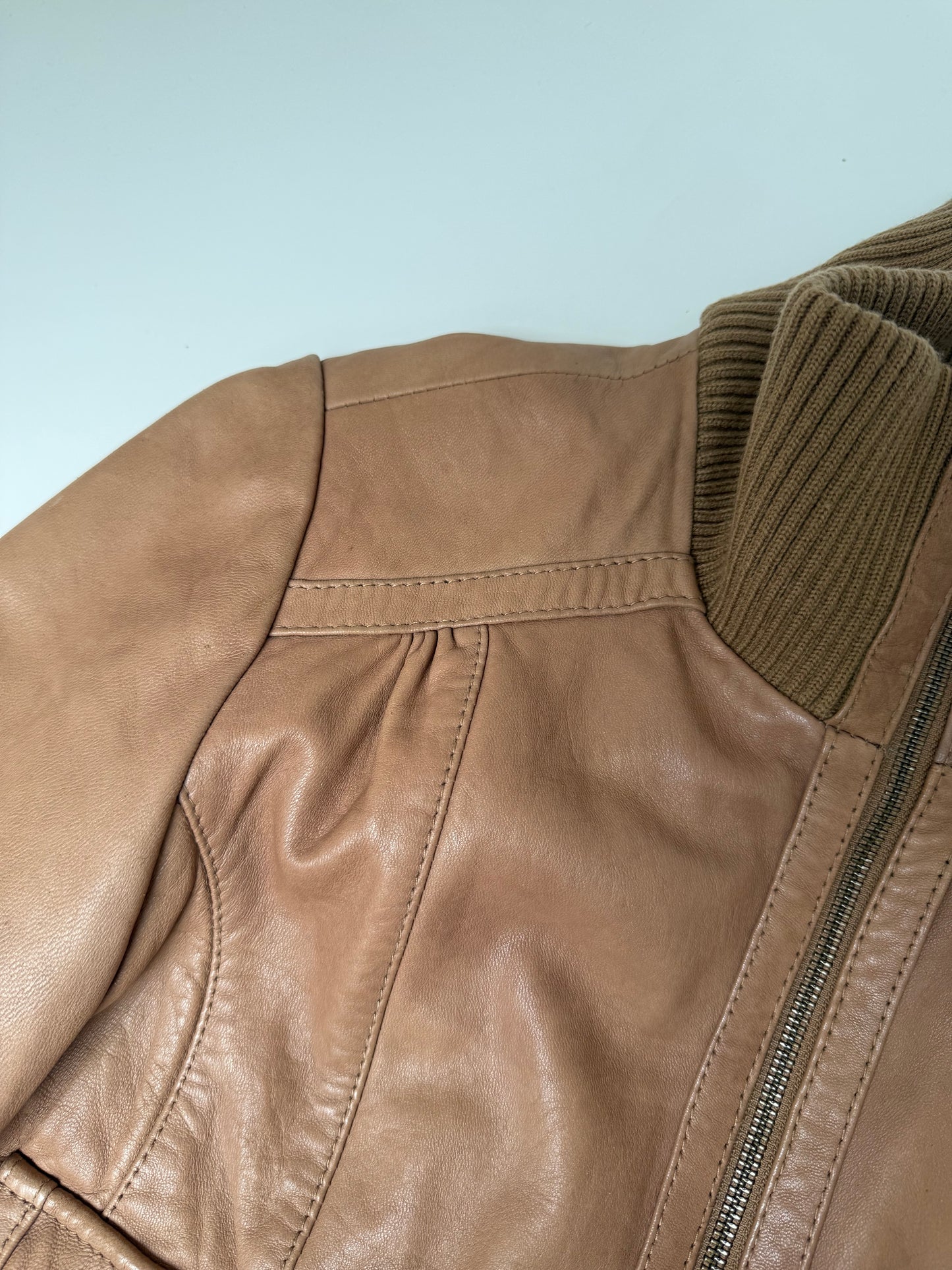 Oasis Leather Jacket (UK16)