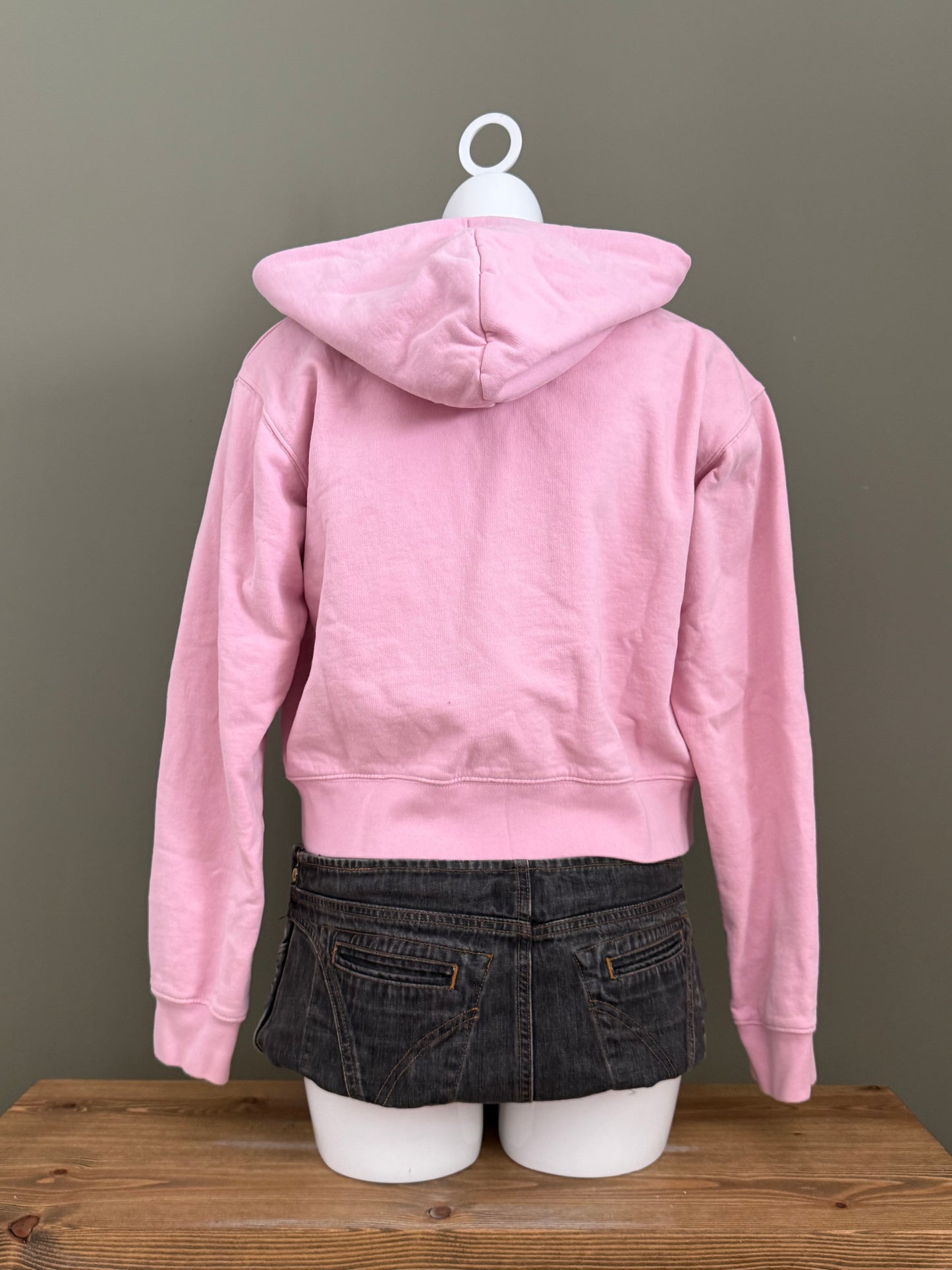 French Connection Pink Zip Hoodie (S)