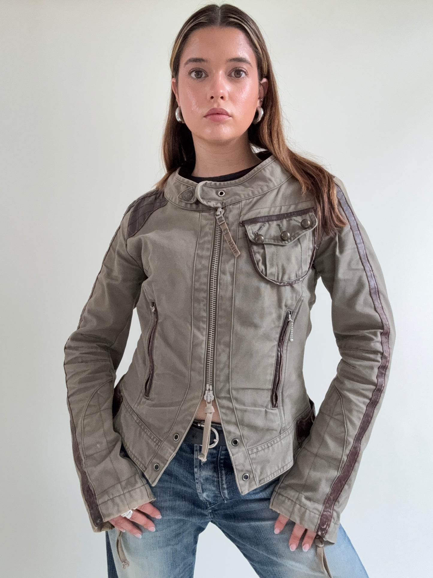 Diesel Fitted Military Style Jacket (L)