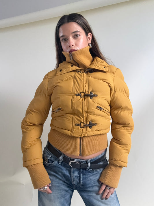 Y2K Fireman Clasp Puffer Jacket (UK10)