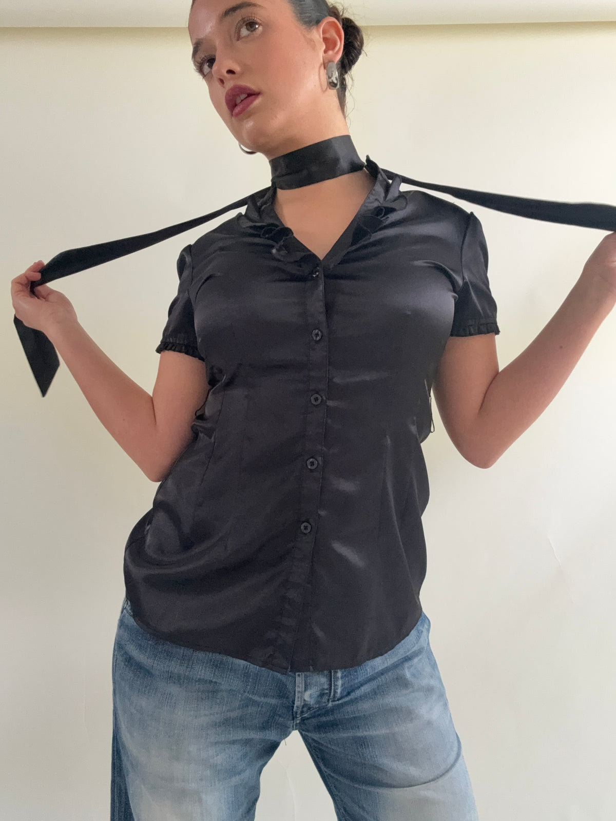 Guess Silk Style Shirt (M)
