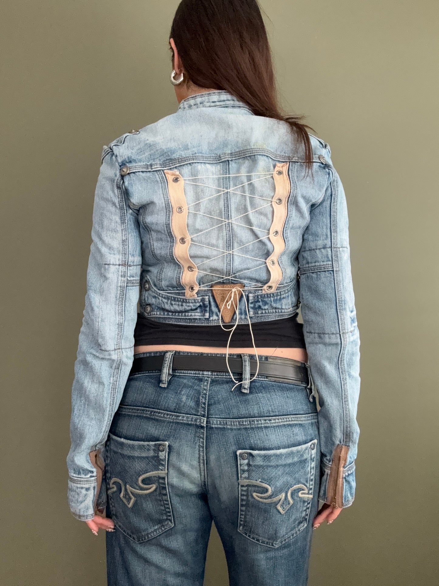 Corset Denim Jacket (UK12)