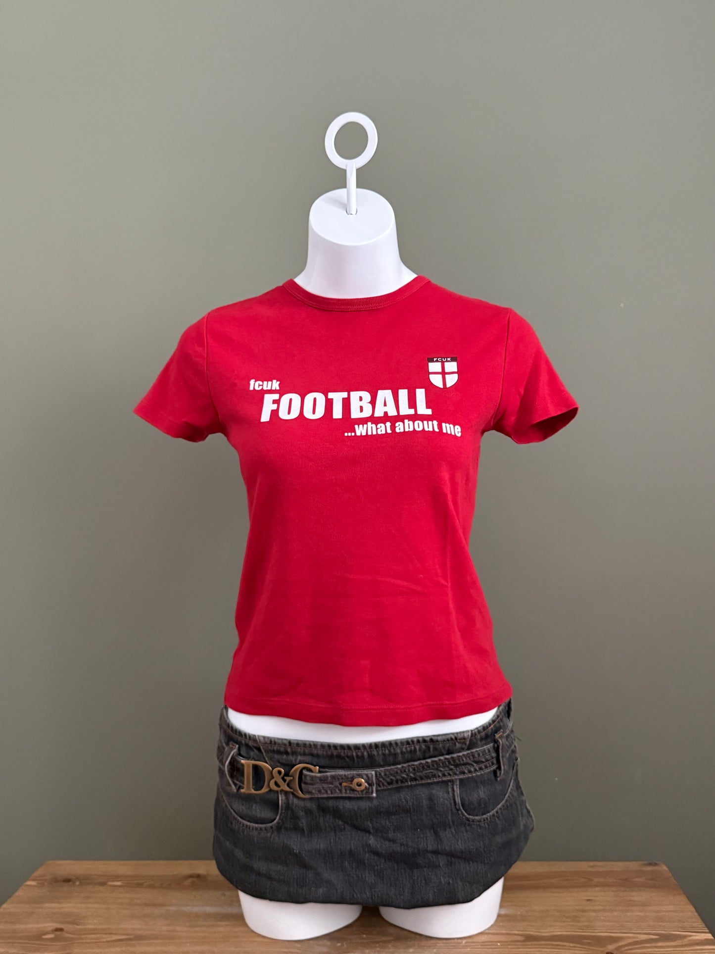 French Connection England Baby Tee (M)