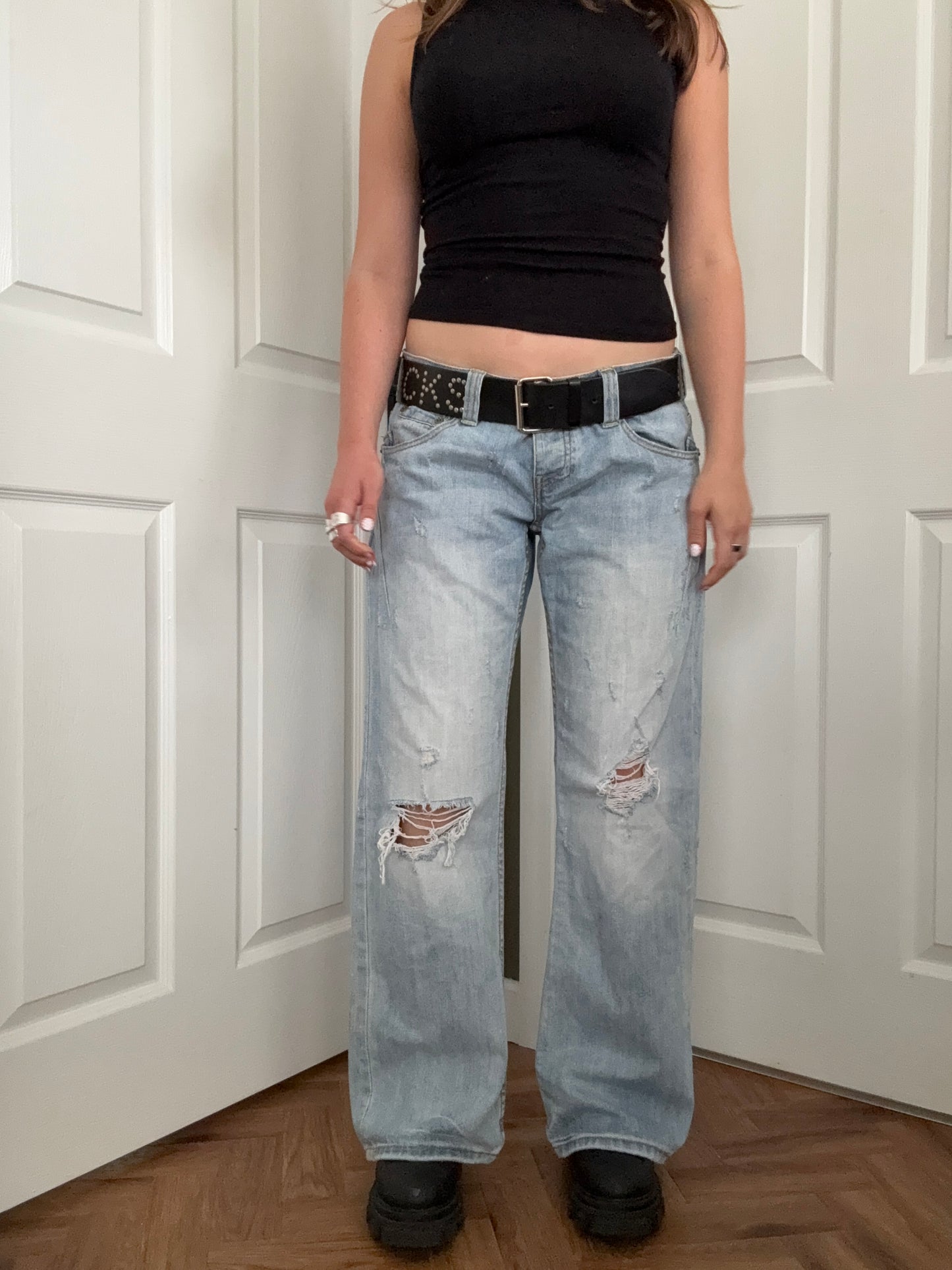 Y2K Distressed Jean (UK12)