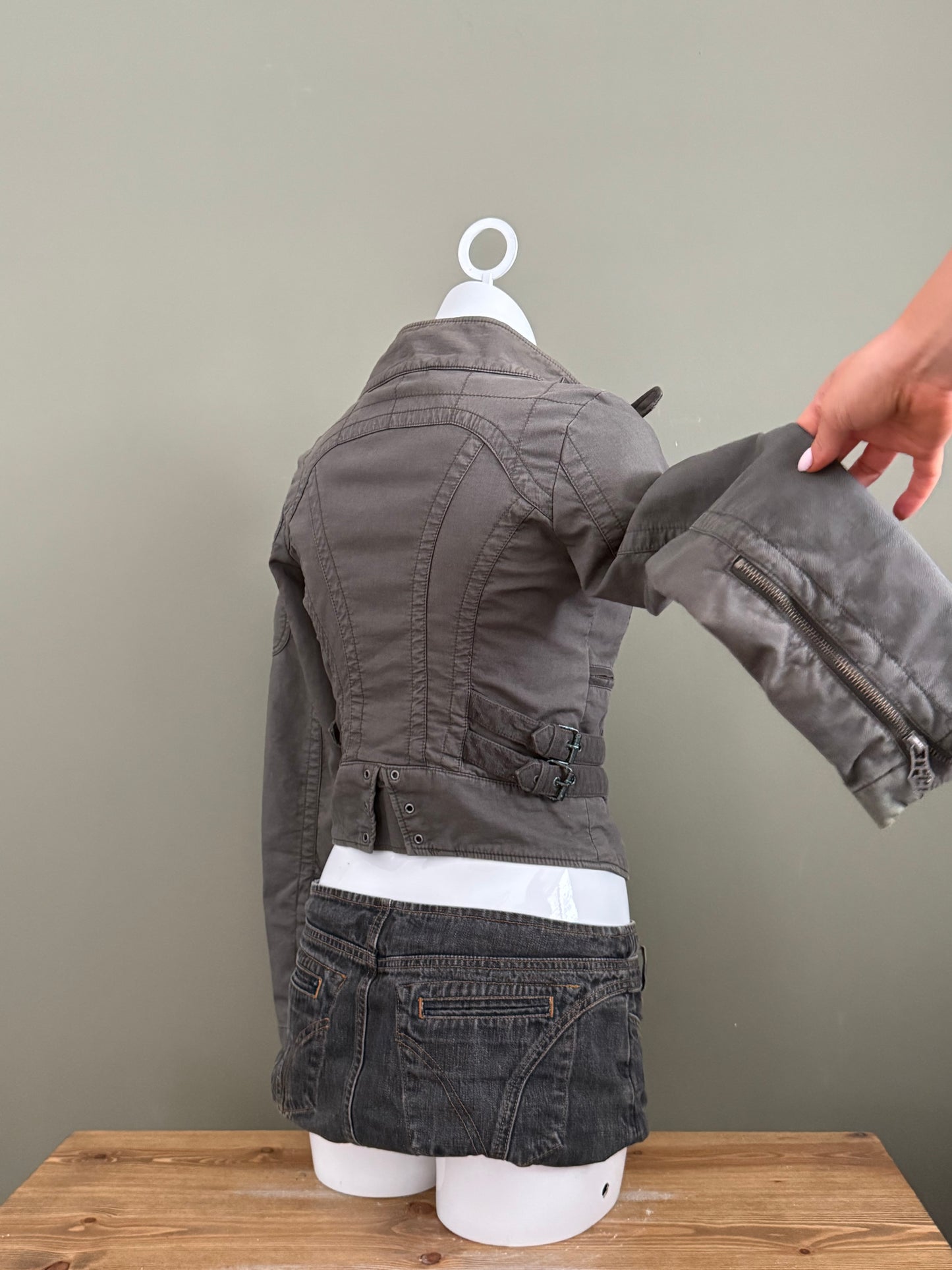 Diesel Cropped Utility Jacket (S)