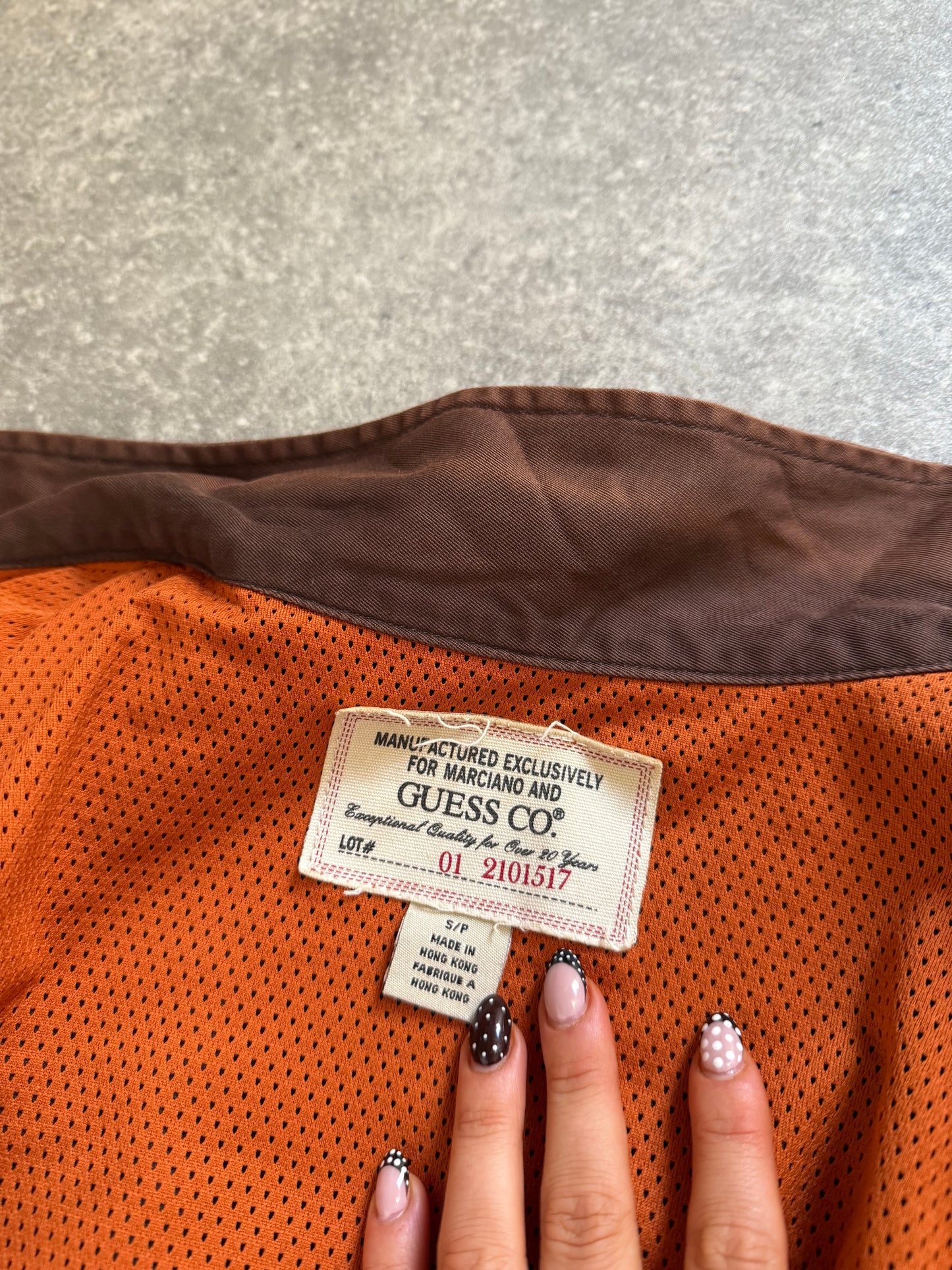 Guess Brown Biker Jacket (S)