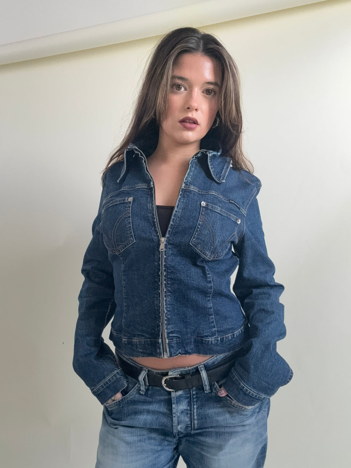 Vintage Dolce & Gabbana Fitted Denim Jacket (M)