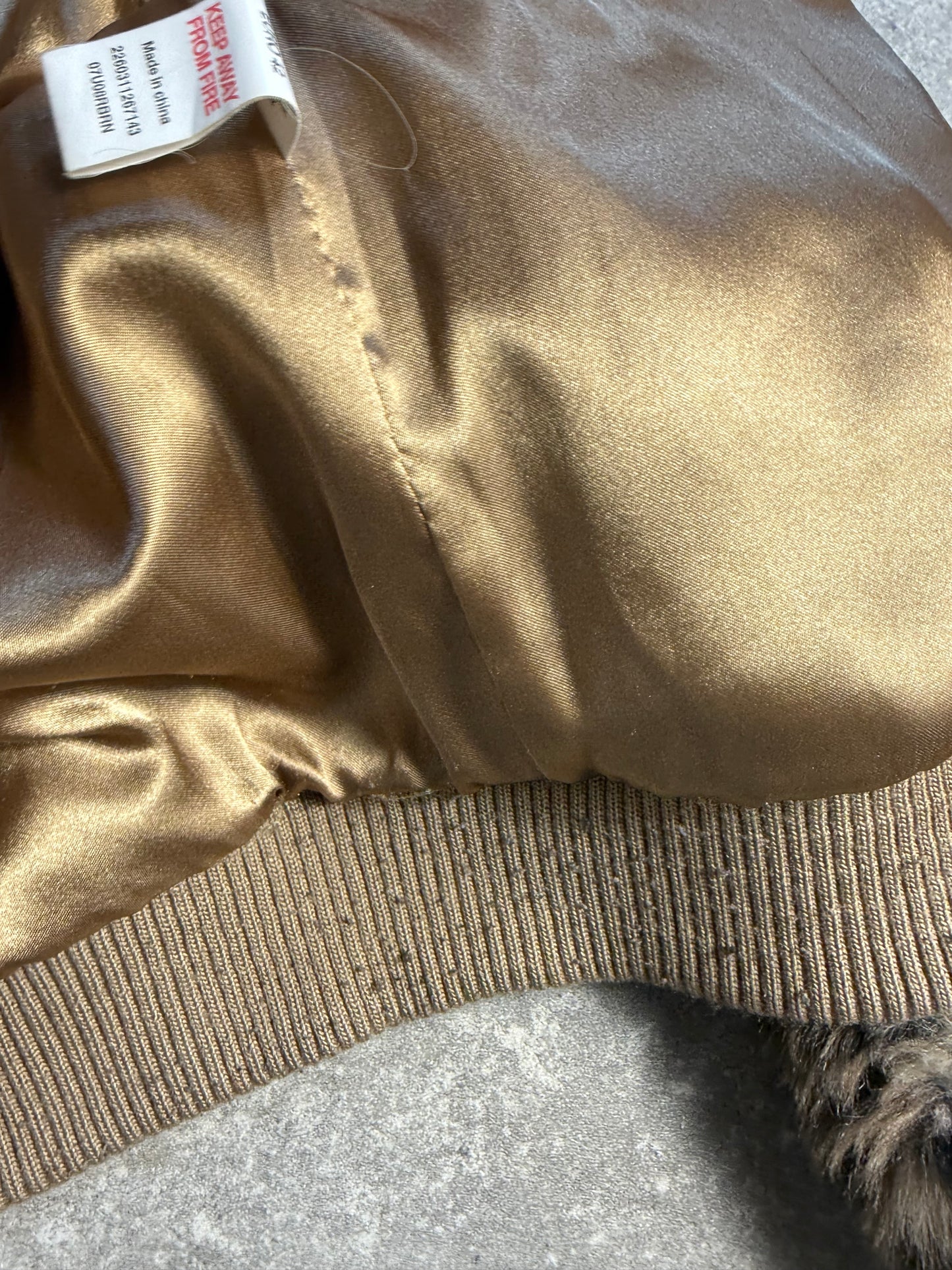 Faux Fur Leopard Jacket (UK14)