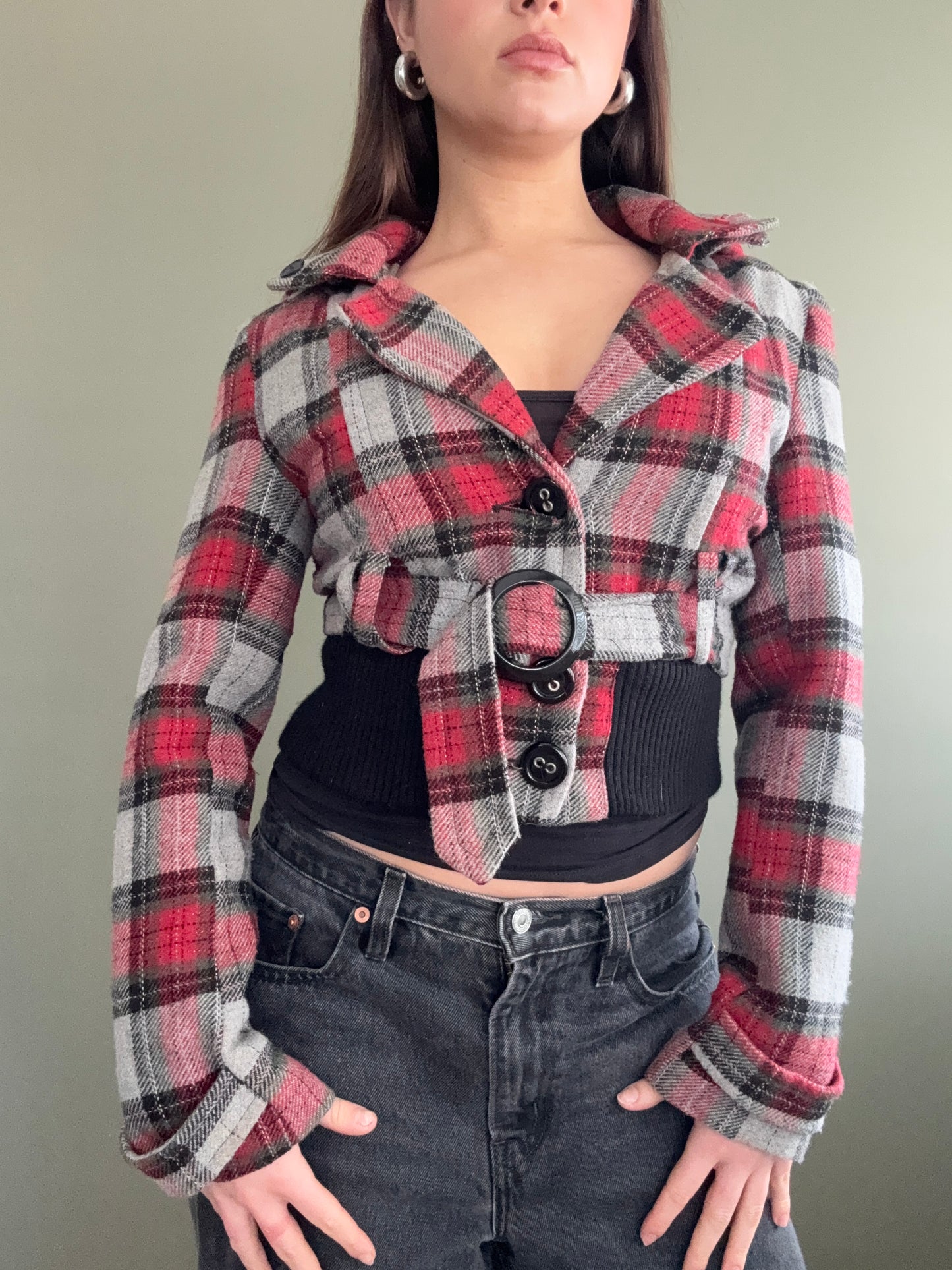 Tartan Hooded Jacket (S)