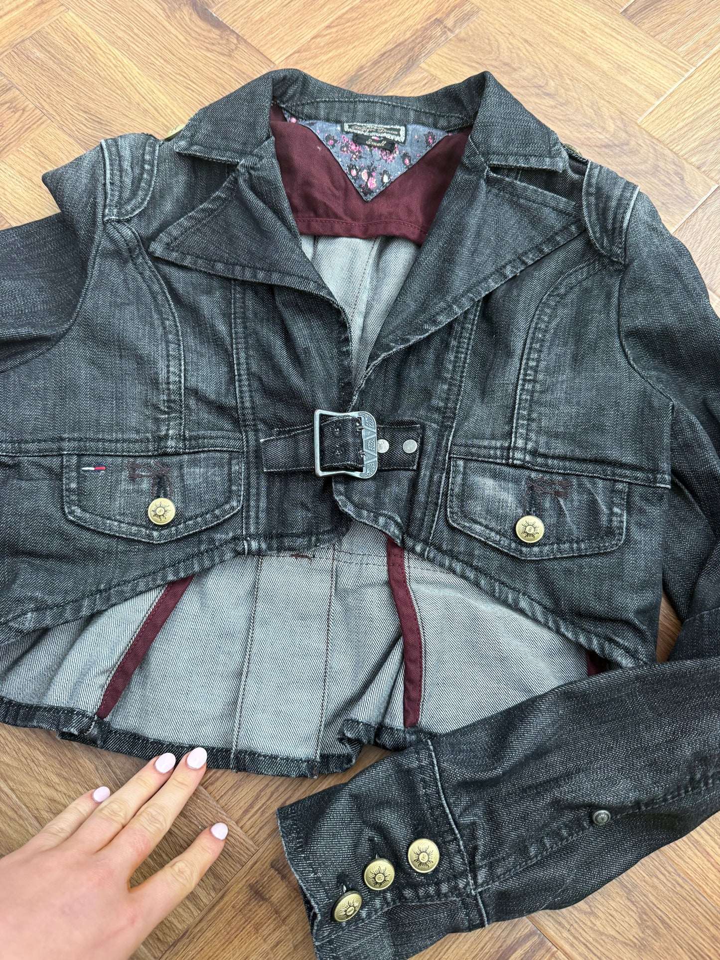 Tommy Hilfiger Cropped Denim Jacket (S)