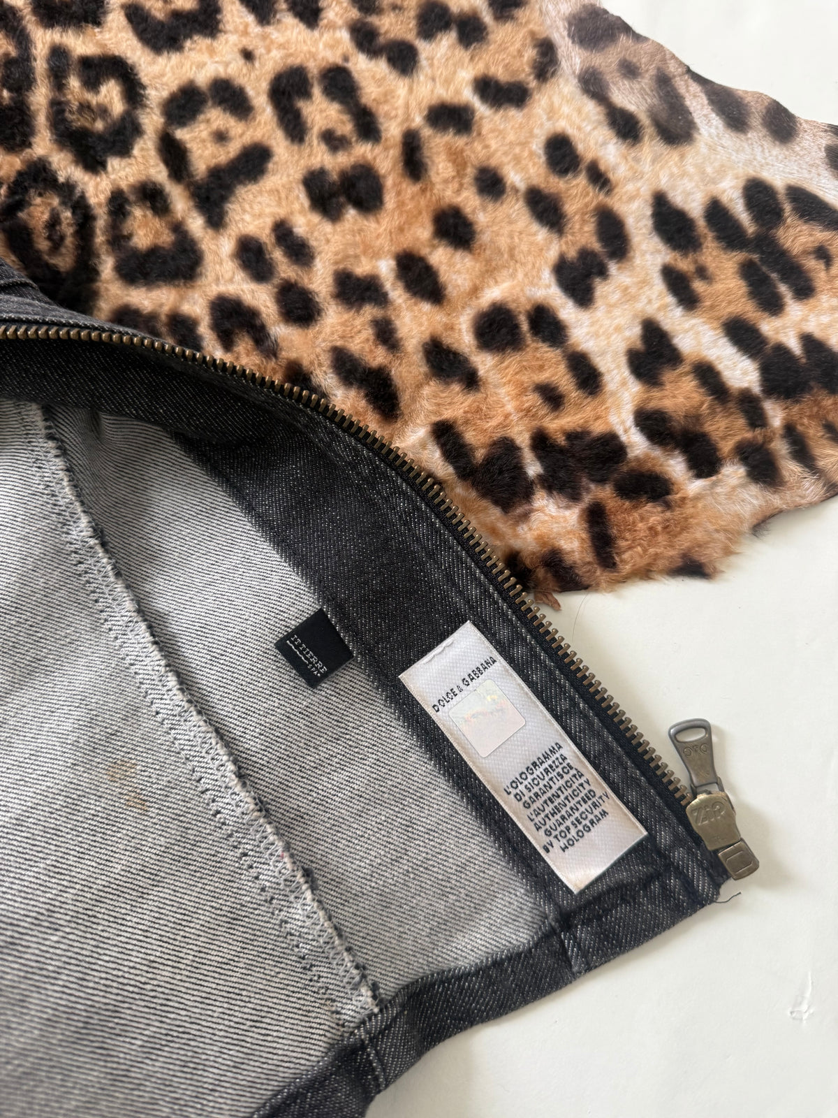Dolce & Gabbana Denim Lace Up Jacket (S)