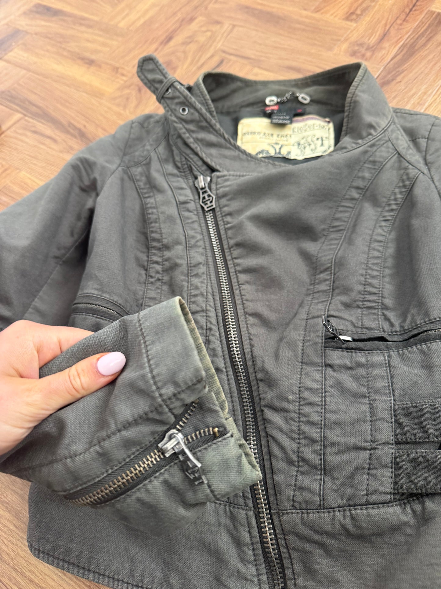 Diesel Cropped Utility Jacket (S)