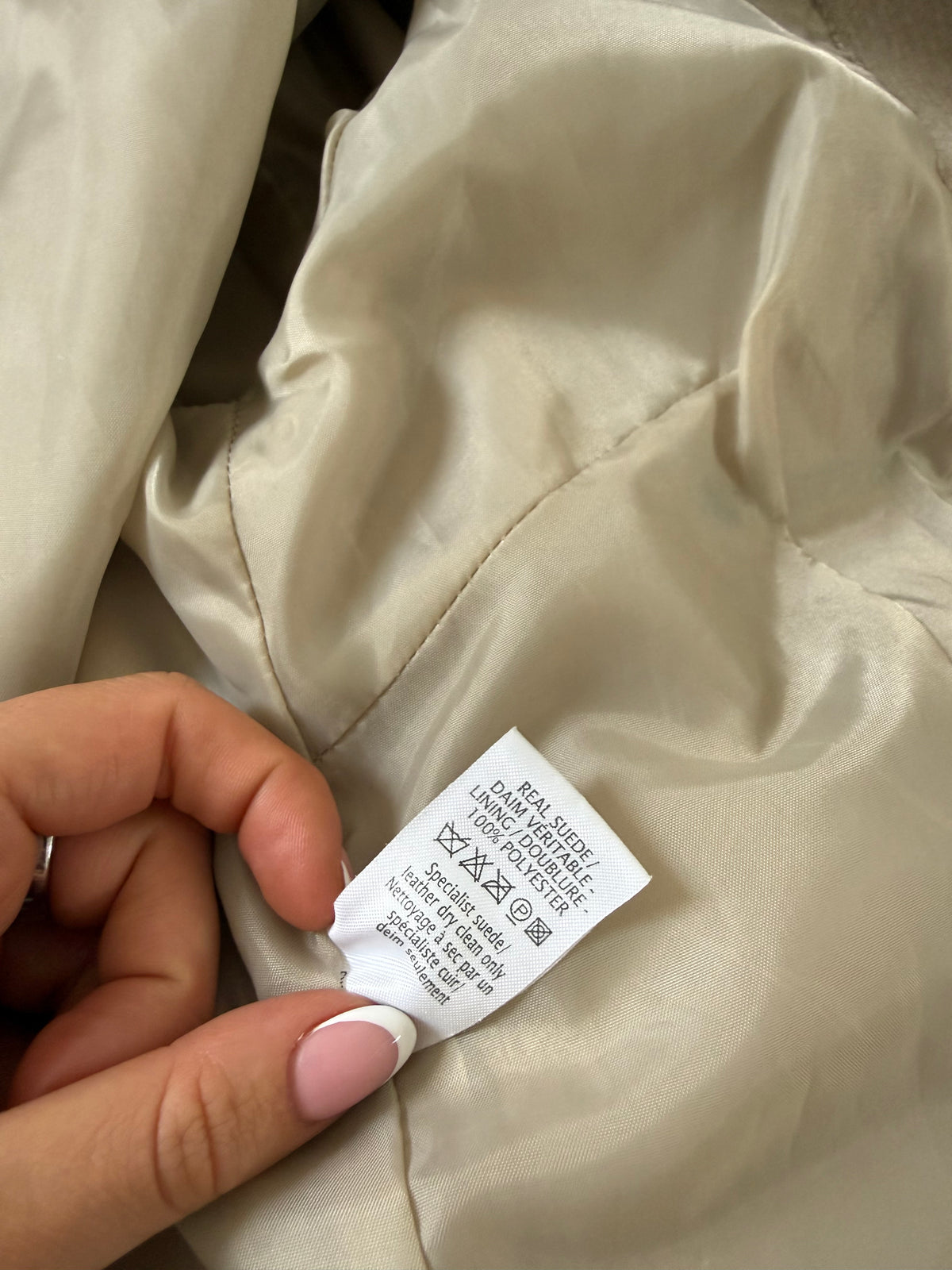 Suede Buckle Jacket (UK10)