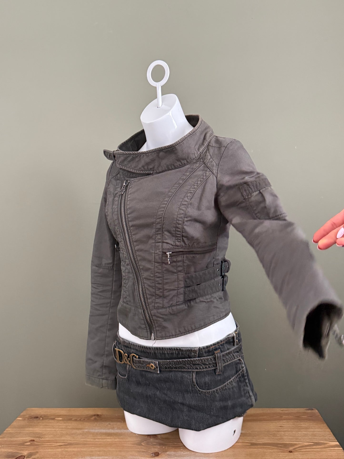 Diesel Cropped Utility Jacket (S)