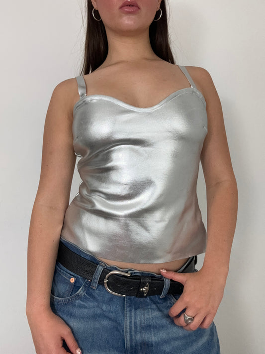 Karen Millen Silver Top