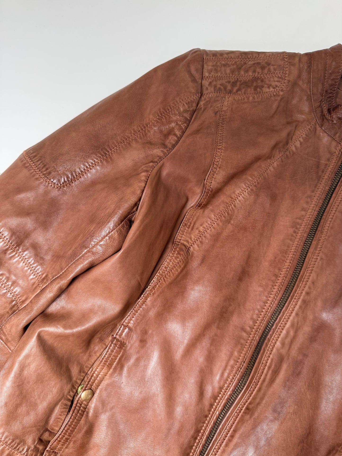 Hugo Boss Leather Jacket (M)