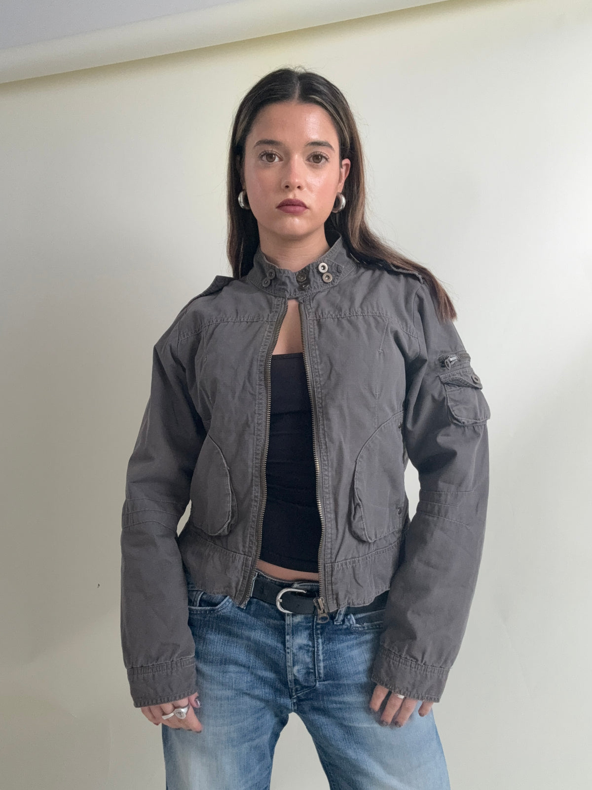 Vintage Cargo Jacket (L)