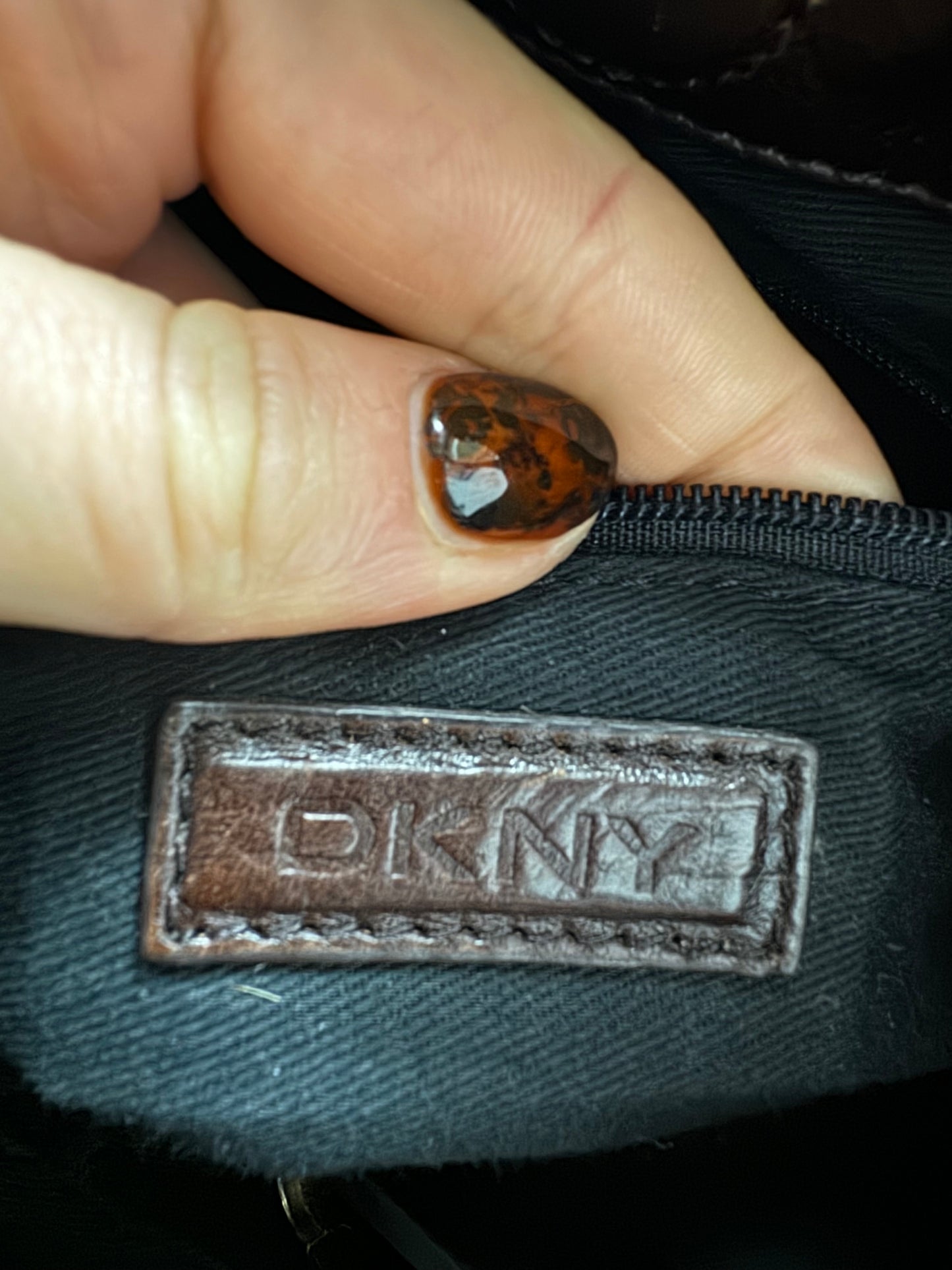 DKNY Leopard Mini Tote Bag