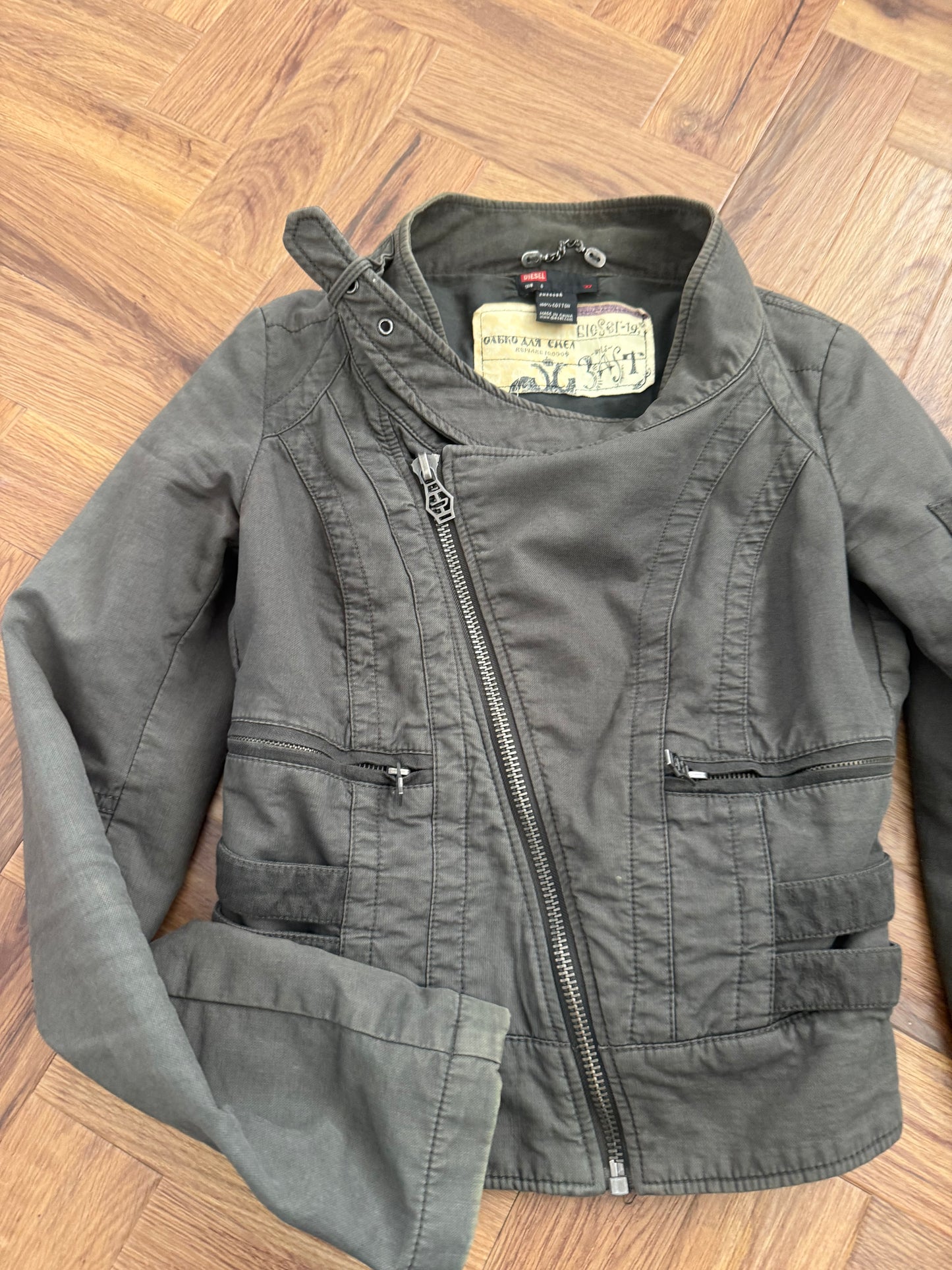 Diesel Cropped Utility Jacket (S)