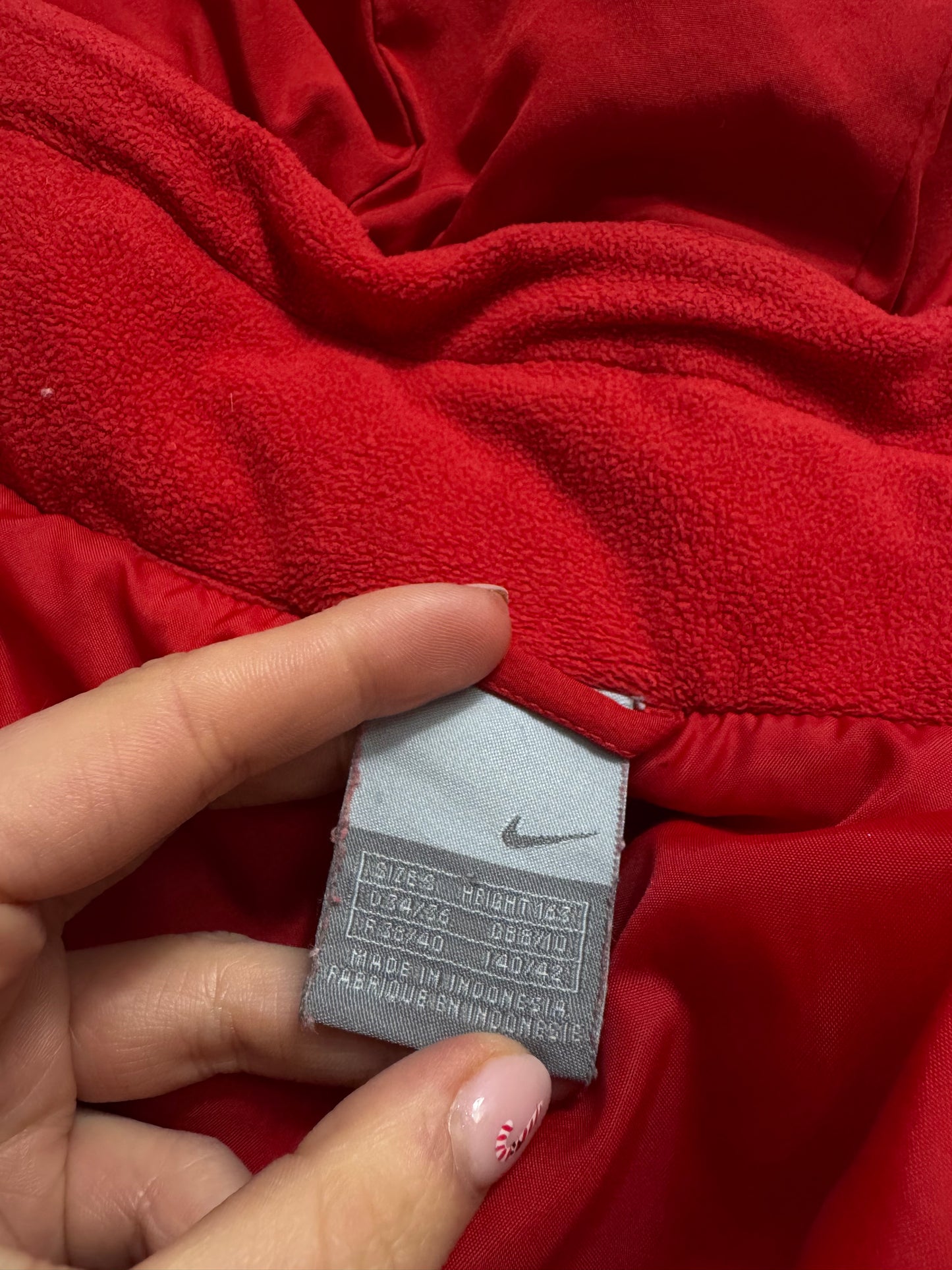 Red Nike Puffer Jacket (S)