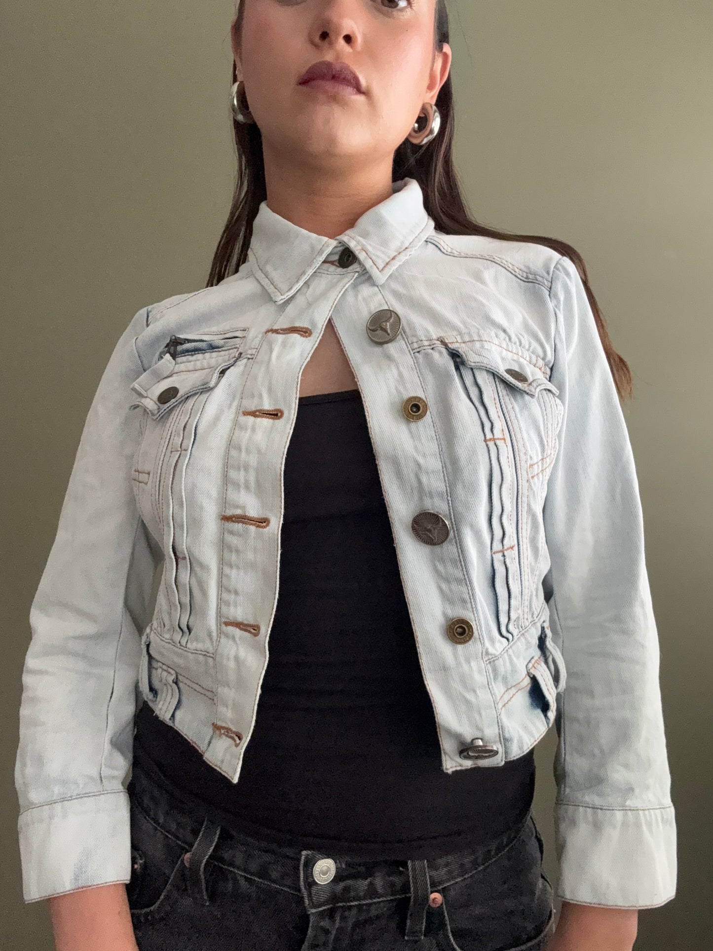 Cropped Denim Jacket (UK10)