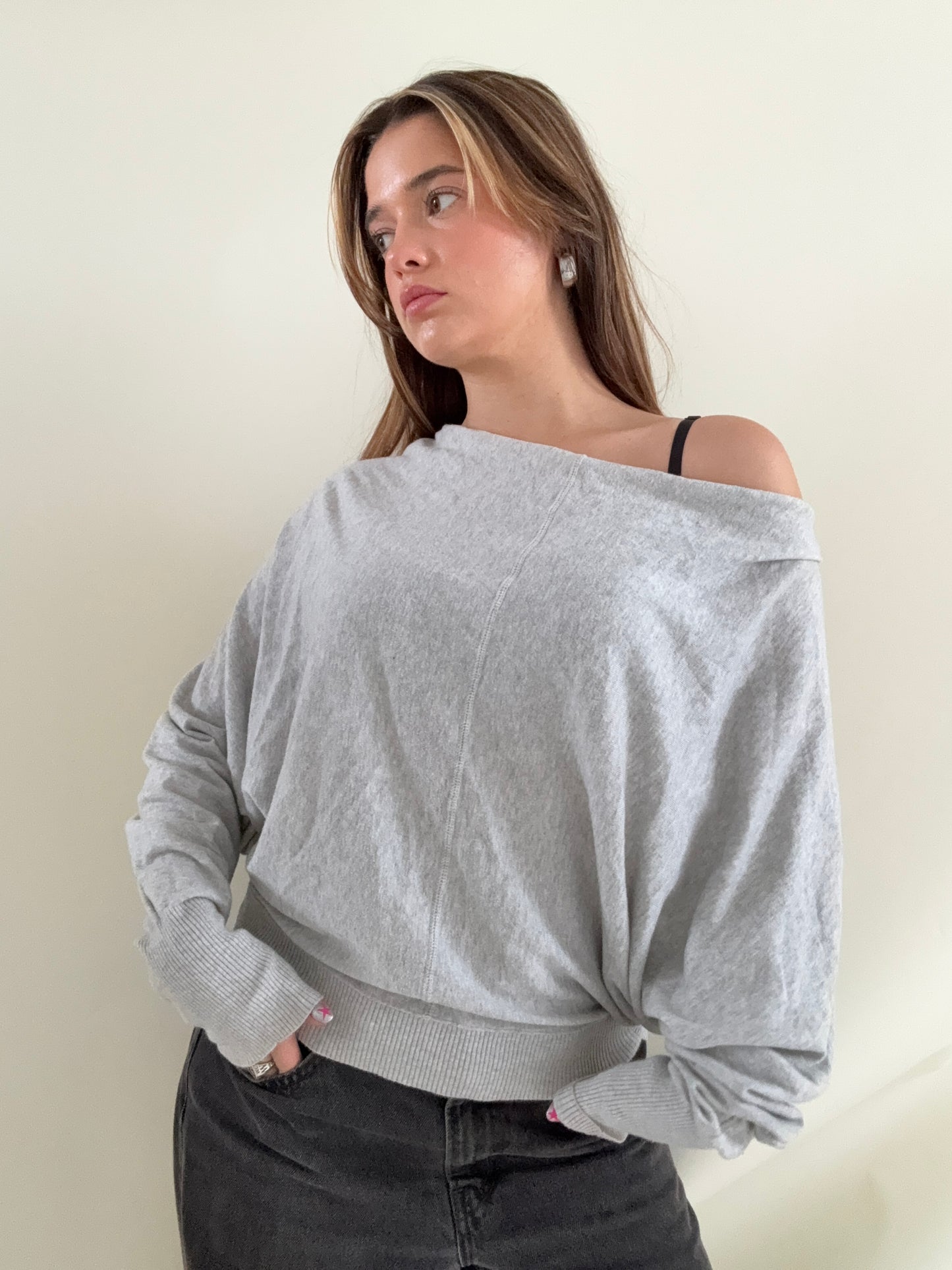 Allsaints Batwing Popper Jumper (UK10)