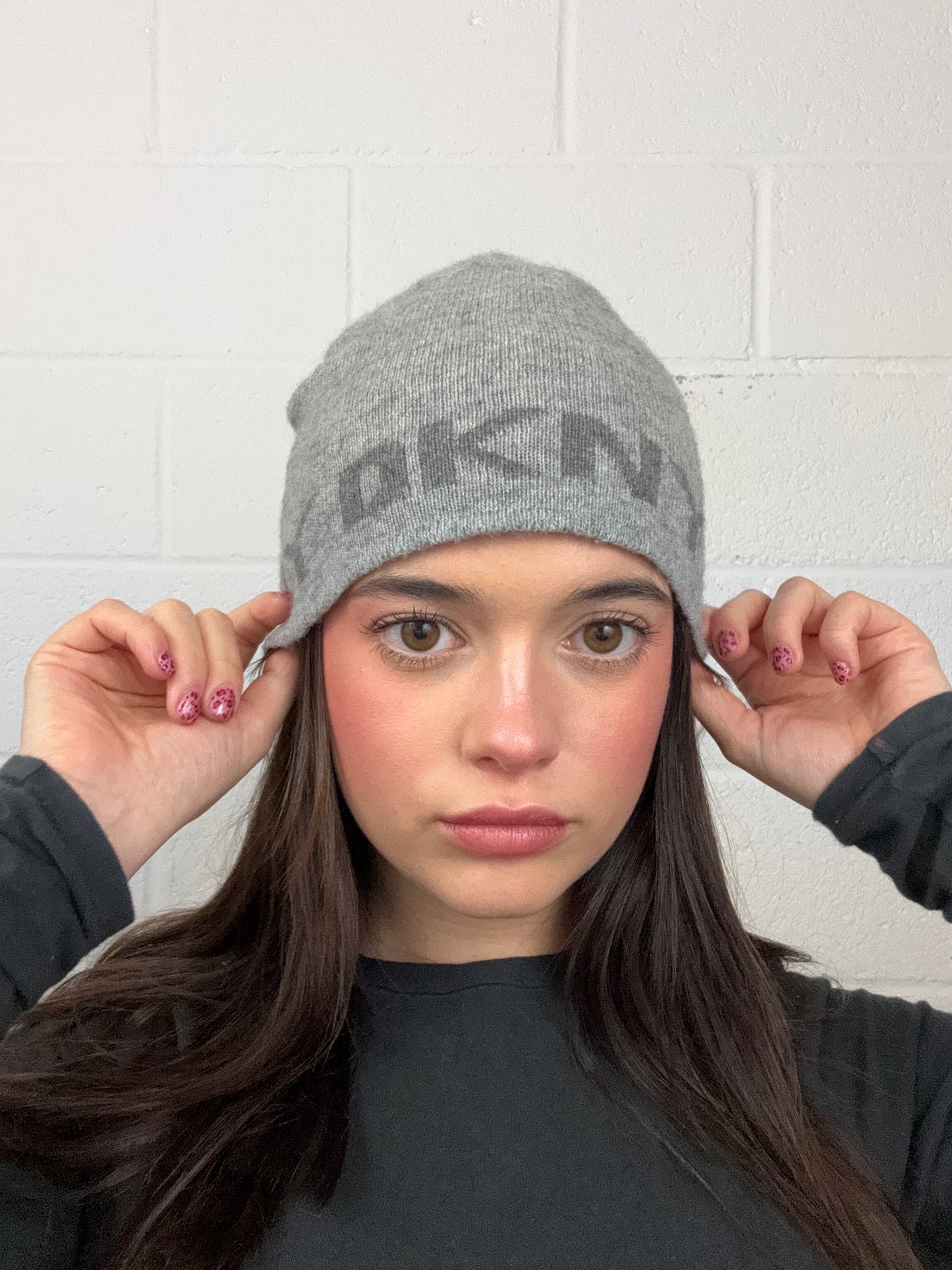 DKNY Wool Beanie Hat