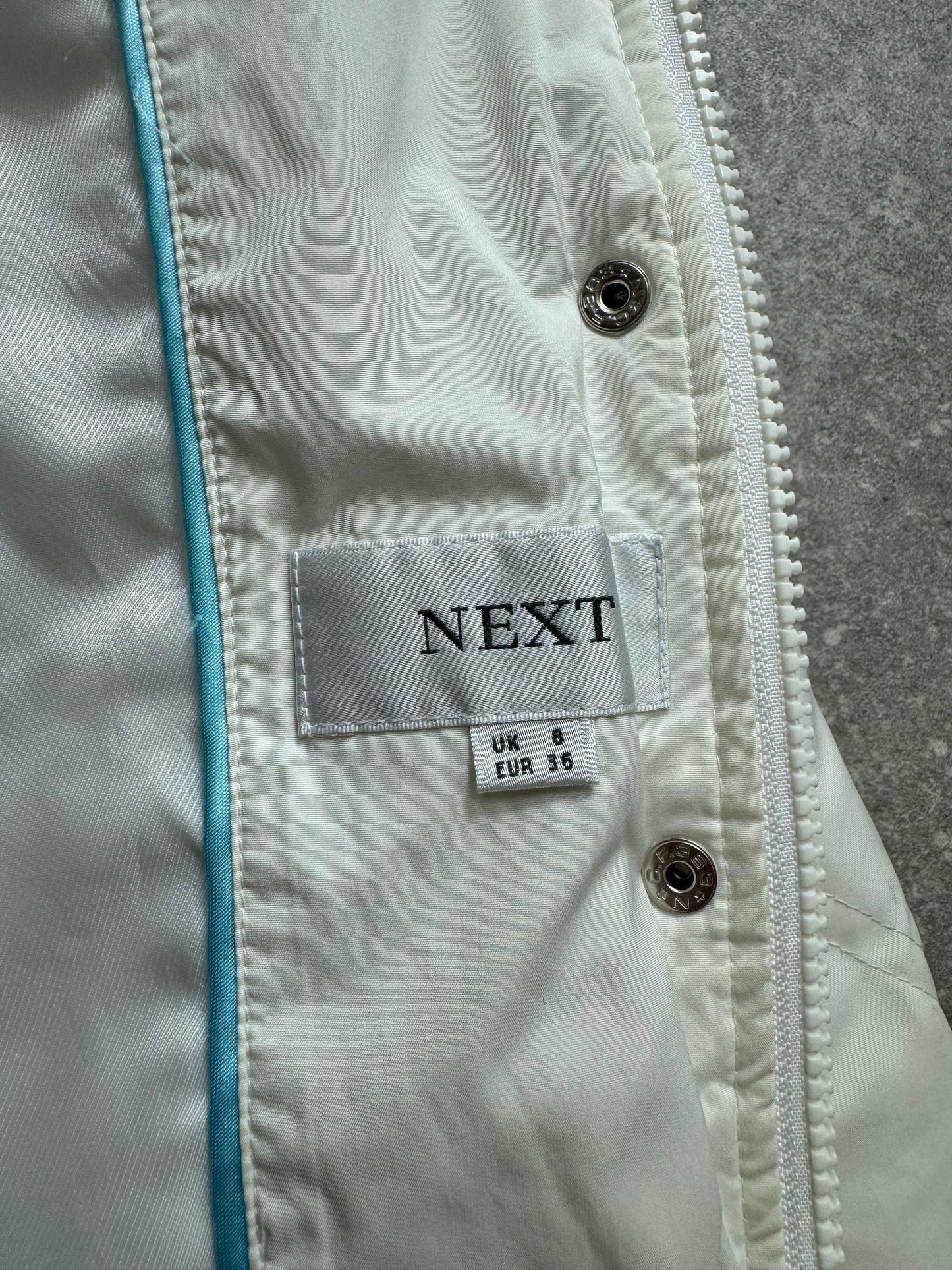 Cream Y2K Puffer Jacket (UK8)