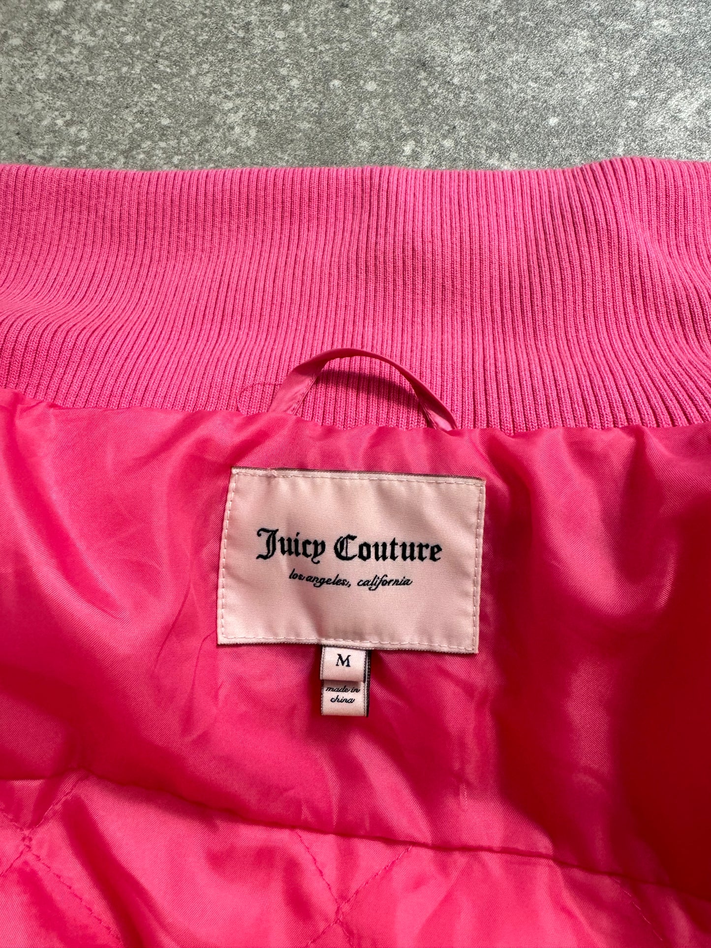 Pink Juicy Couture Puffer Jacket (M)