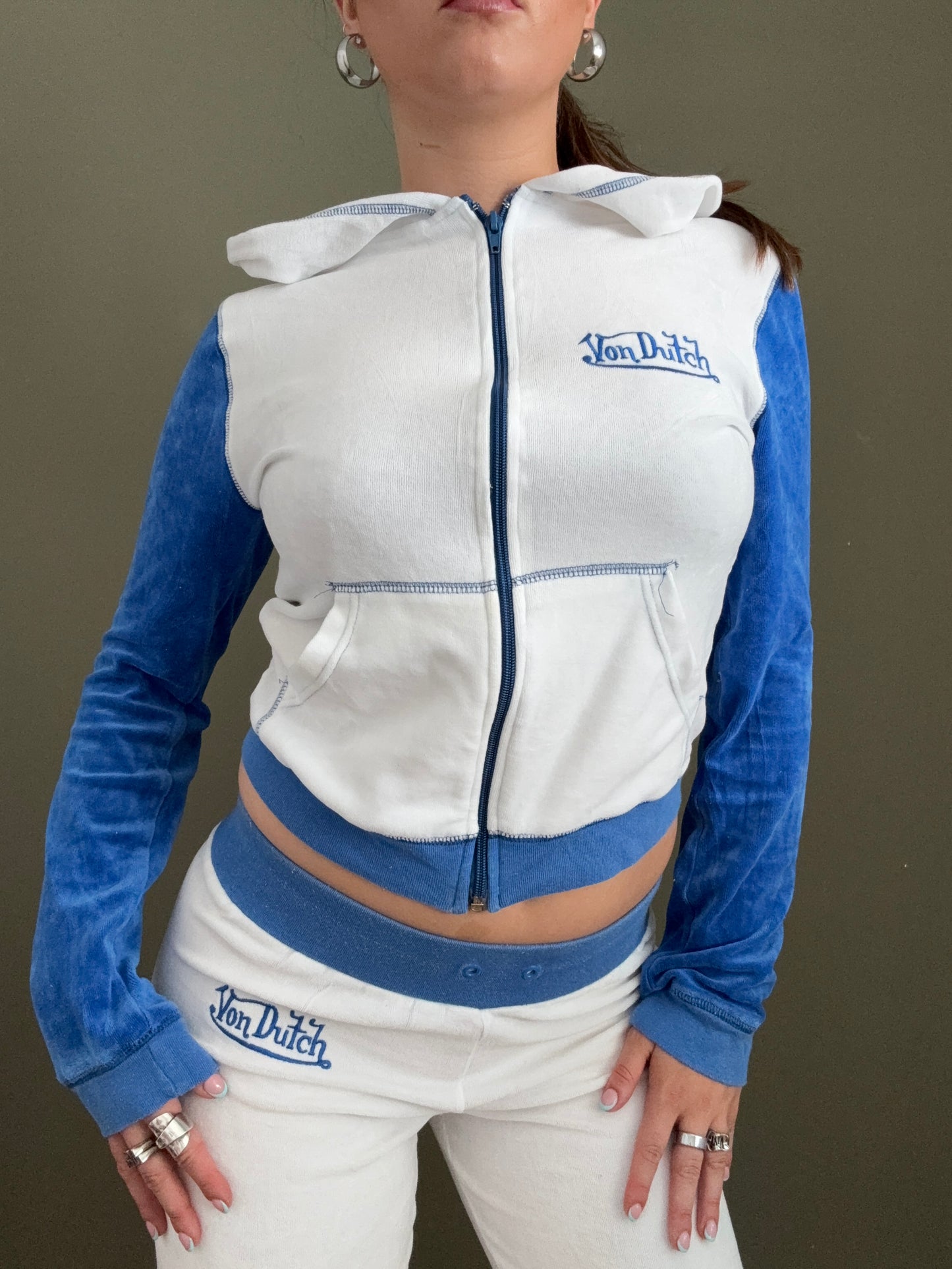 VonDutch Velour Tracksuit (S/M)