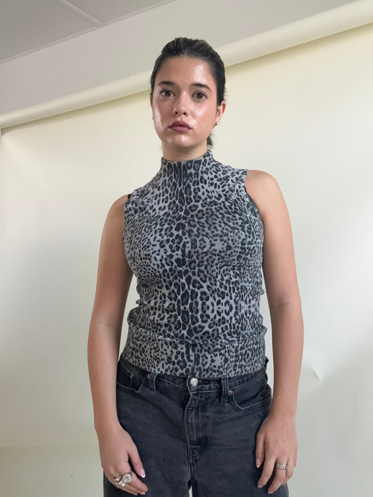 Karen Millen Leopard Top (XS)