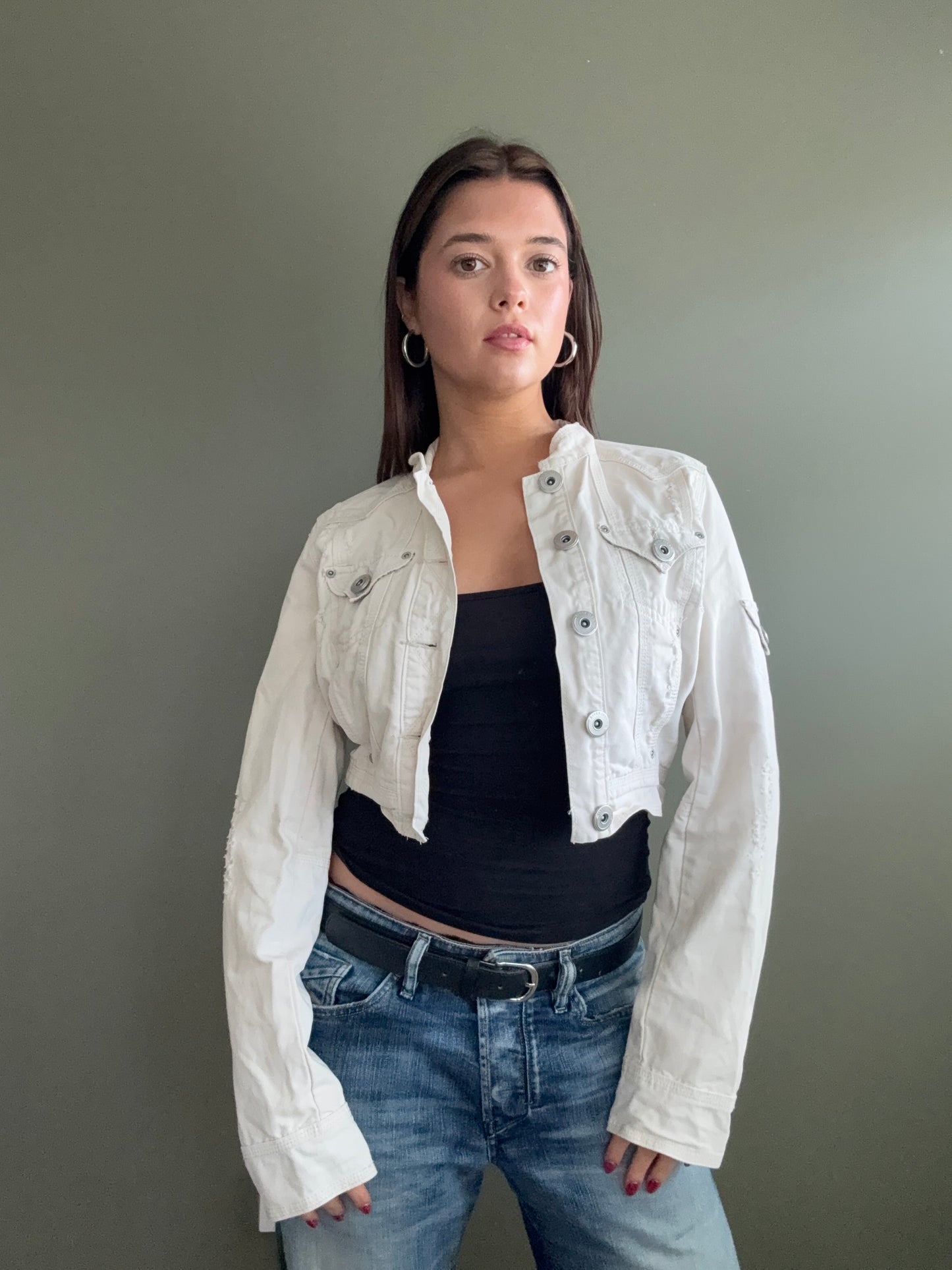 Cropped Y2K Jacket (UK14)