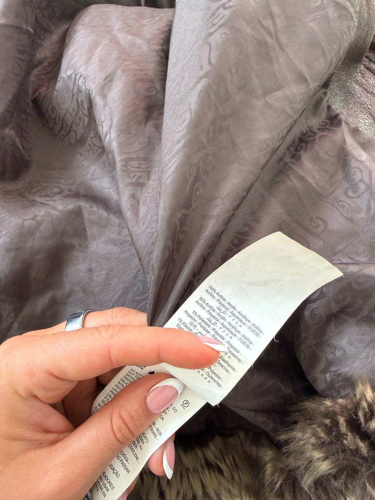 Miss Sixty Faux Fur Jacket (S)