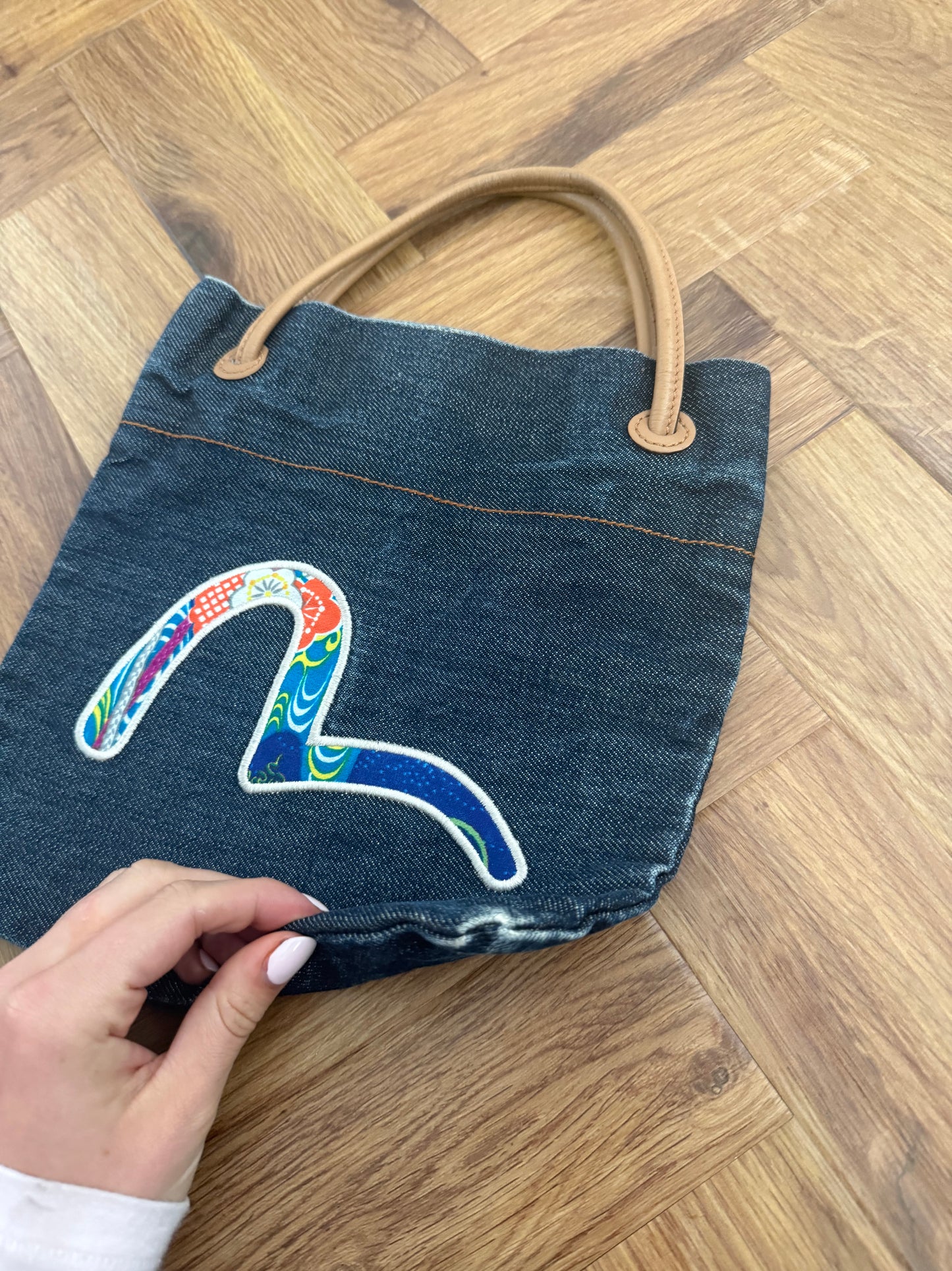 Evisu Denim Mini Bag