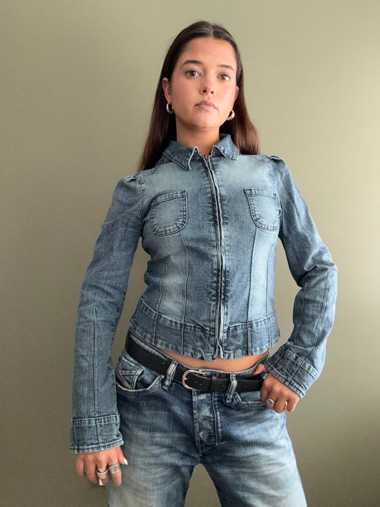 Zip Denim Jacket (UK10)