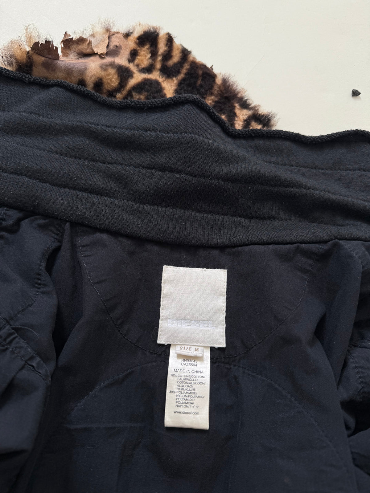 Diesel Funnel Neck Cargo Jacket (S)