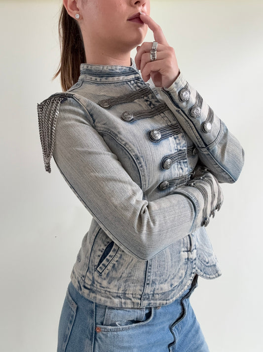 Guess Denim Military Jacket (S)