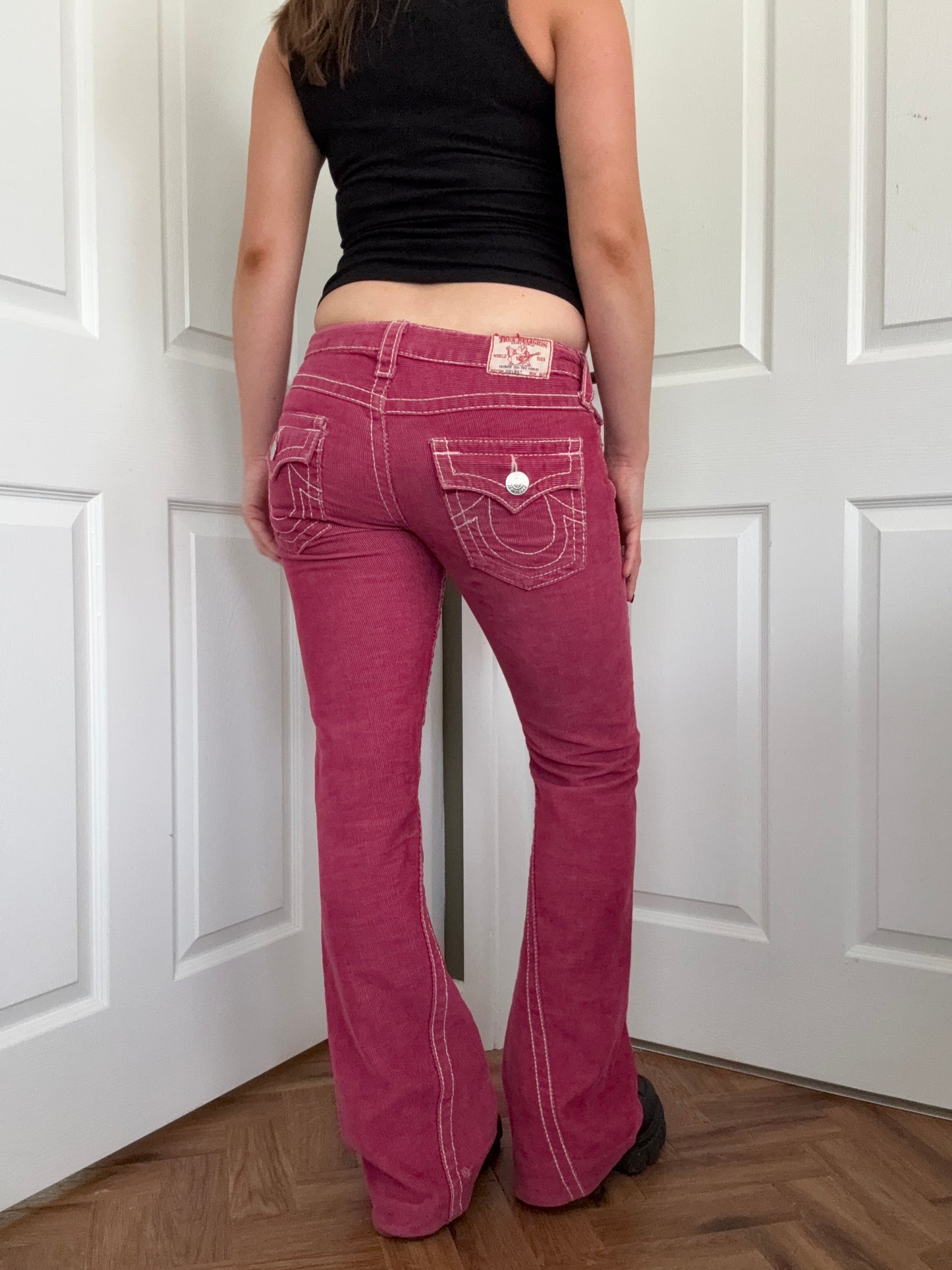True Religion Pink Corduroy Trouser (27)
