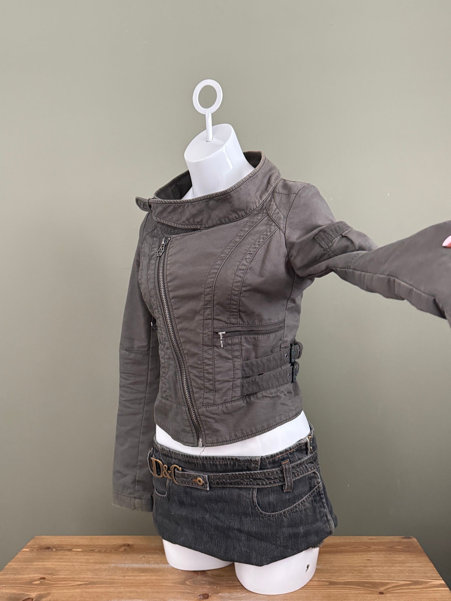 Diesel Cropped Utility Jacket (S)
