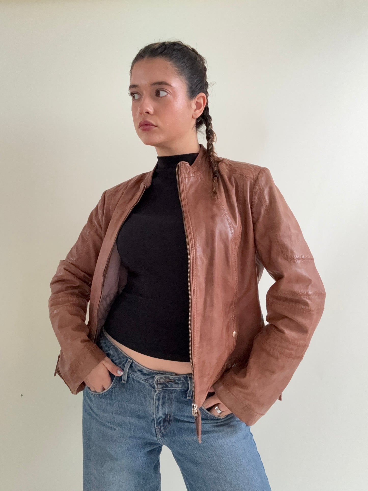 Hugo Boss Leather Jacket (M)