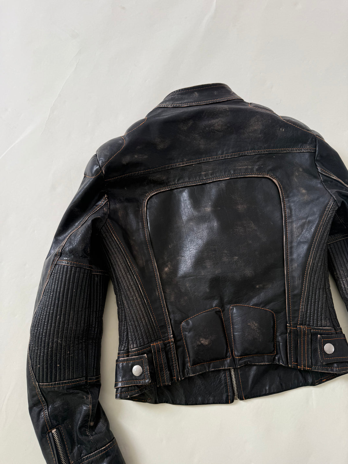 Miss Sixty Leather Biker Jacket (S)
