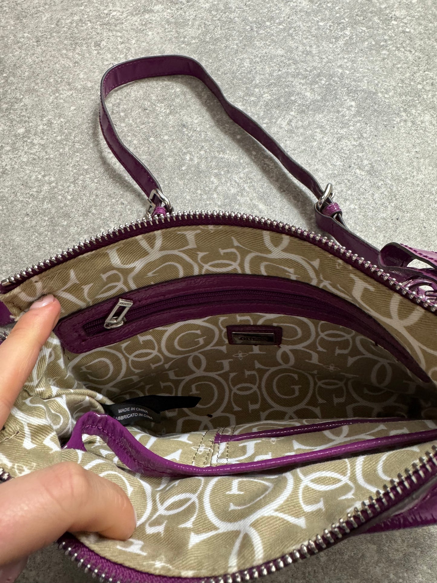 Guess Purple Bag