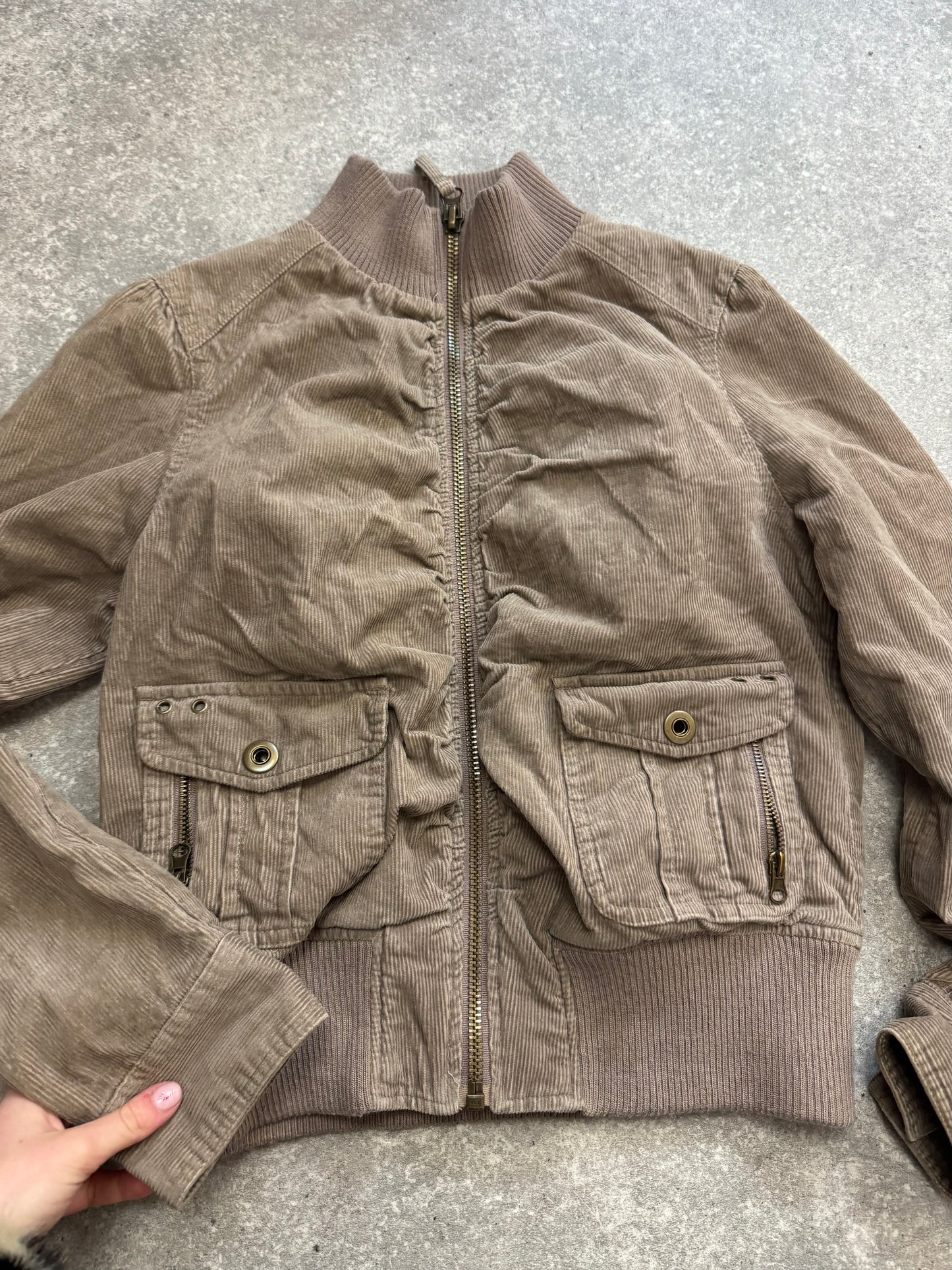 Corduroy Bomber Jacket (UK14)